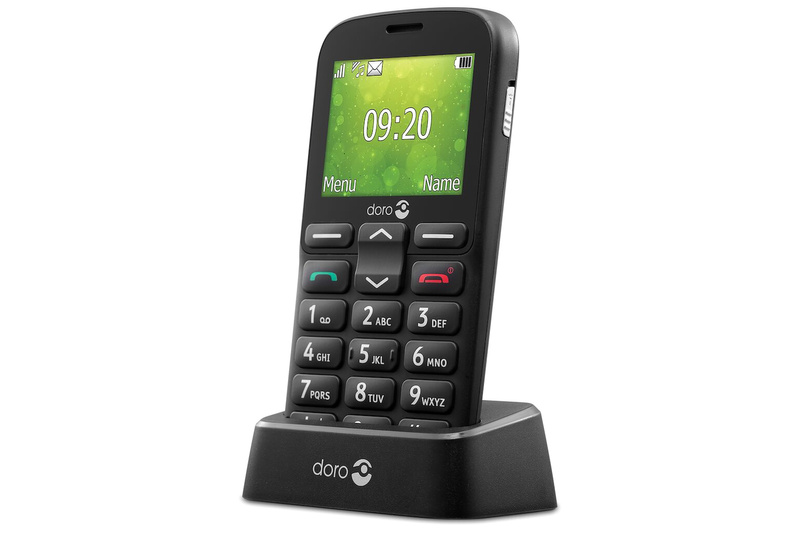 Doro 1382 DFB-0350 Black Mobile Phone
