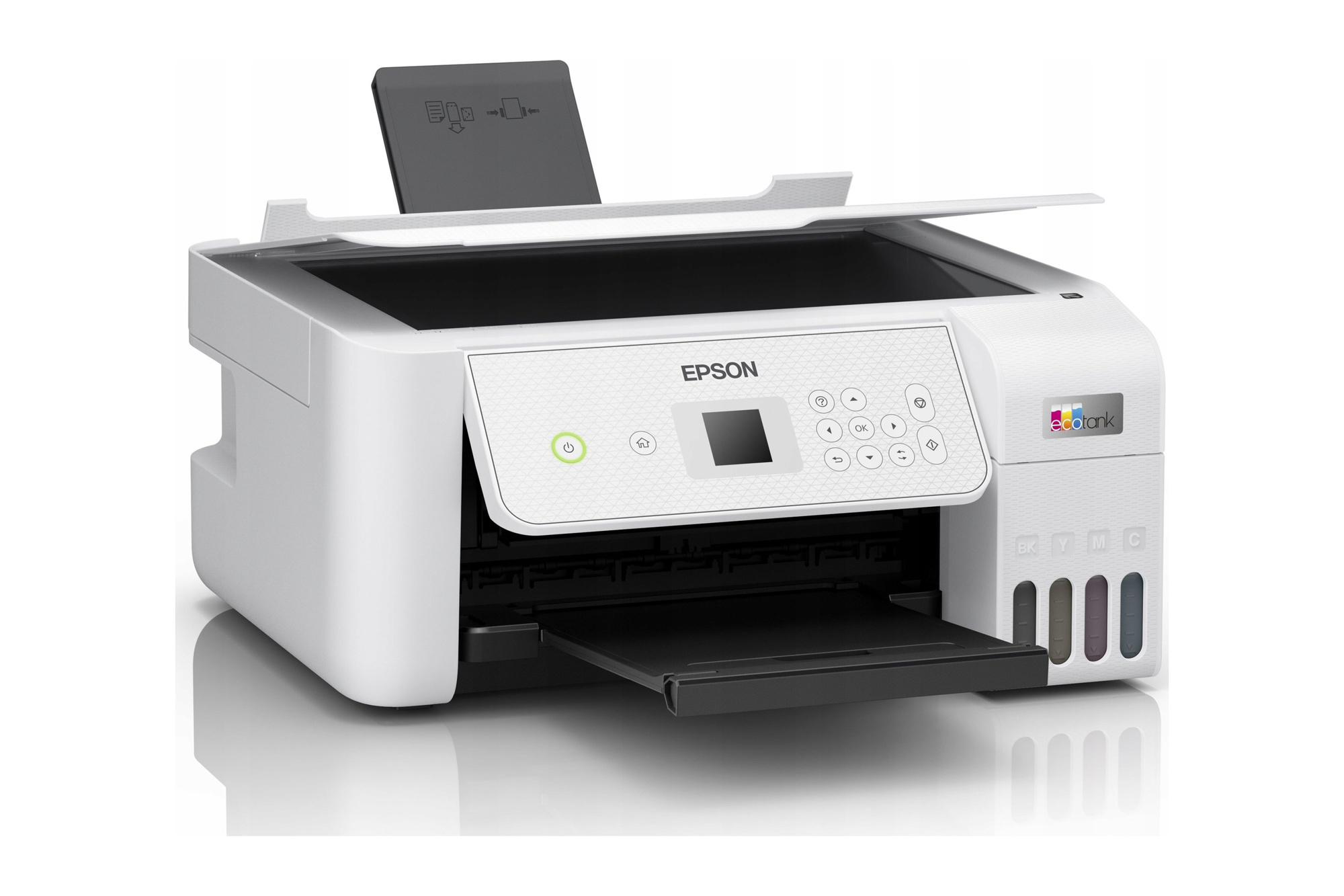 Epson EcoTank ET-2876 A4 Wi-Fi Duplex Druk Skan Kopia Biały