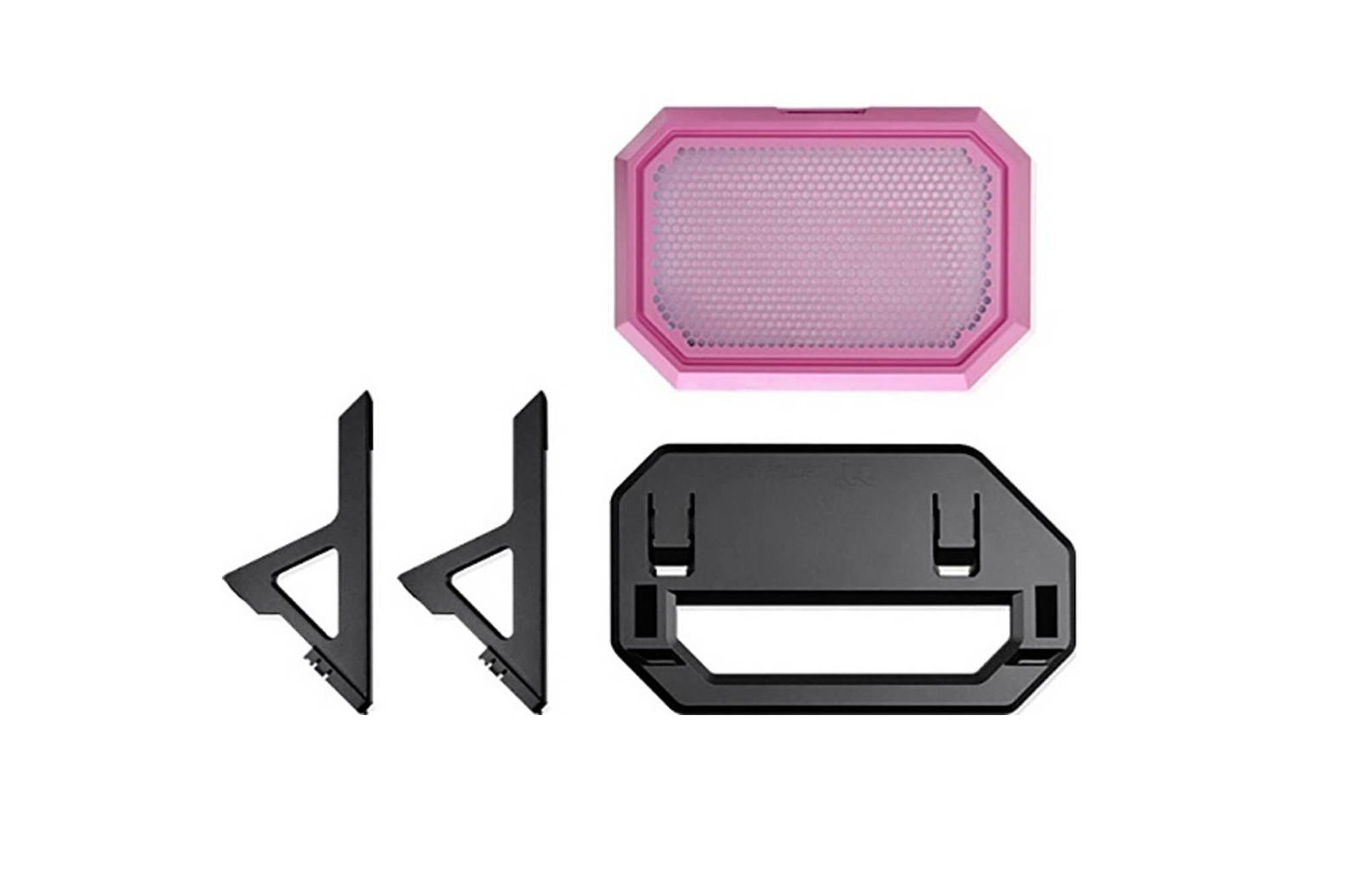 Thermaltake Tower 600 Bubble Pink PC-Gehäuse mit Ständer und Abdeckung