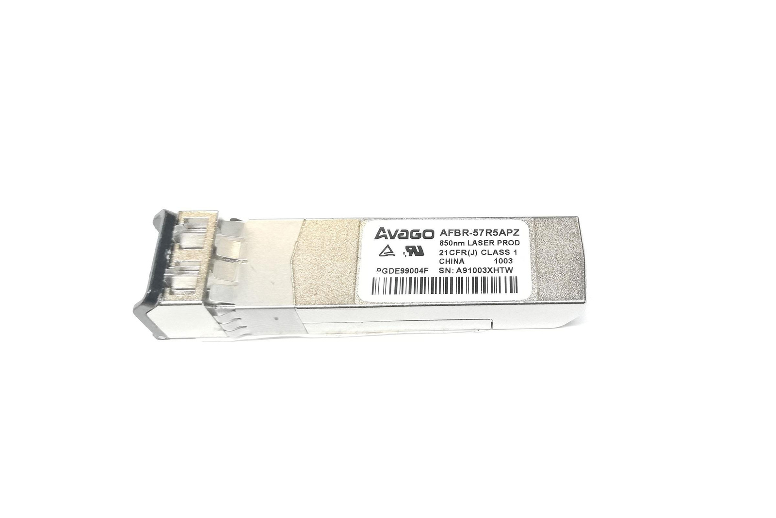 Fiber Optic Transceiver Avago AFBR-57R5APZ SFP/LC Port/850 nm/3.3 V/4.25Gbps