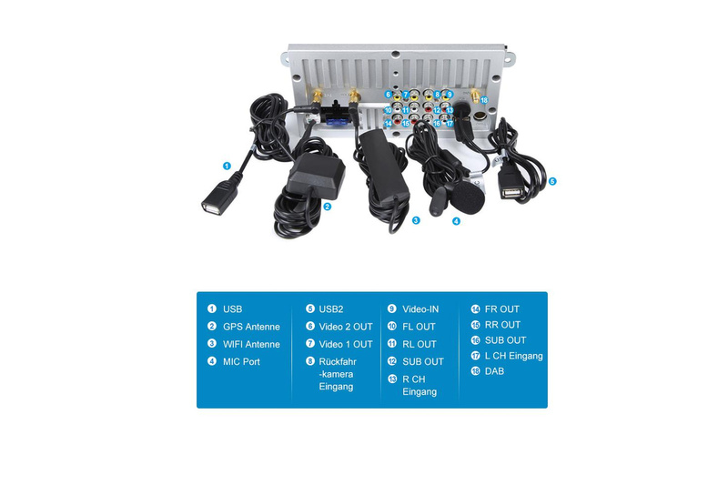 Radio akcesoryjne Pumpkin AA0577B VW Golf Caddy