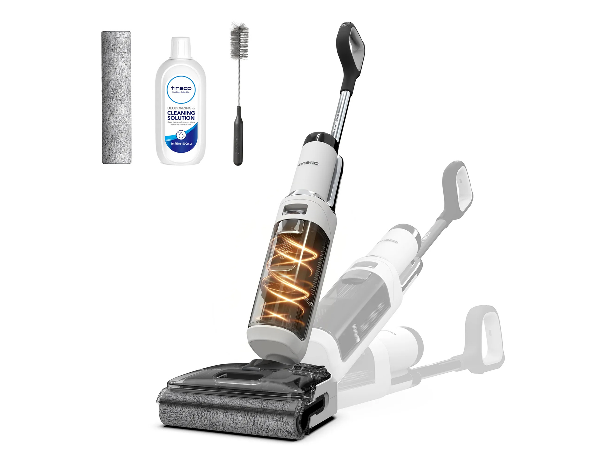 Tineco Stretch S6 – 2-in-1 Wischmopp und Staubsauger, 180°, 40 Min., FlashDry 70°C