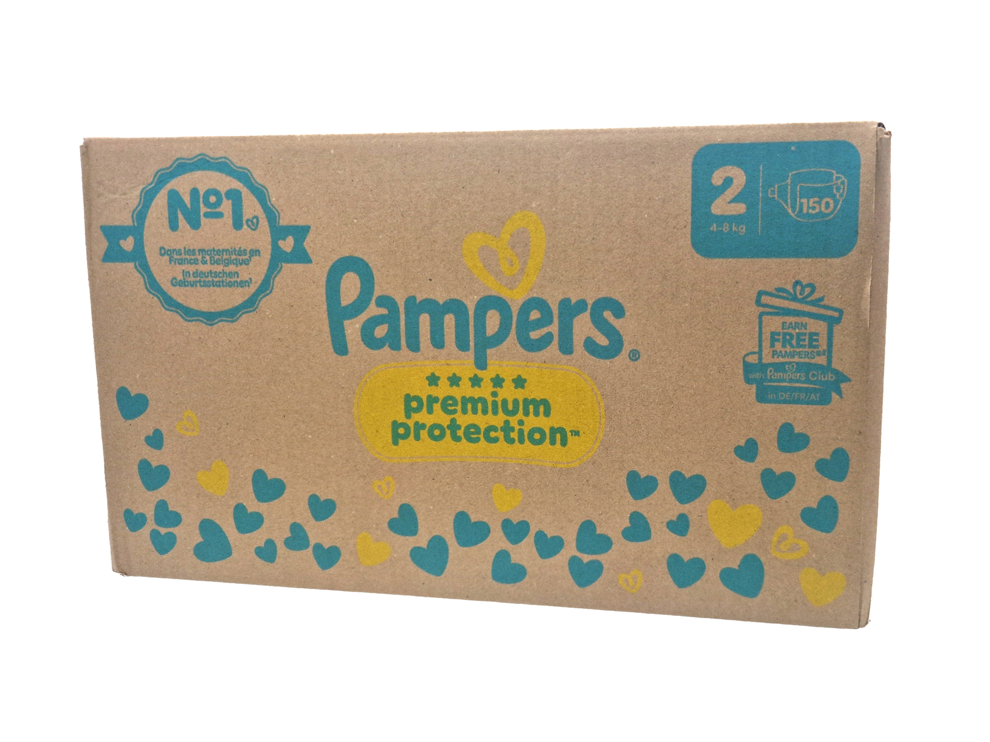 Pampers Premium Protection Pieluszki r. 2 (4-8kg) 150 szt.