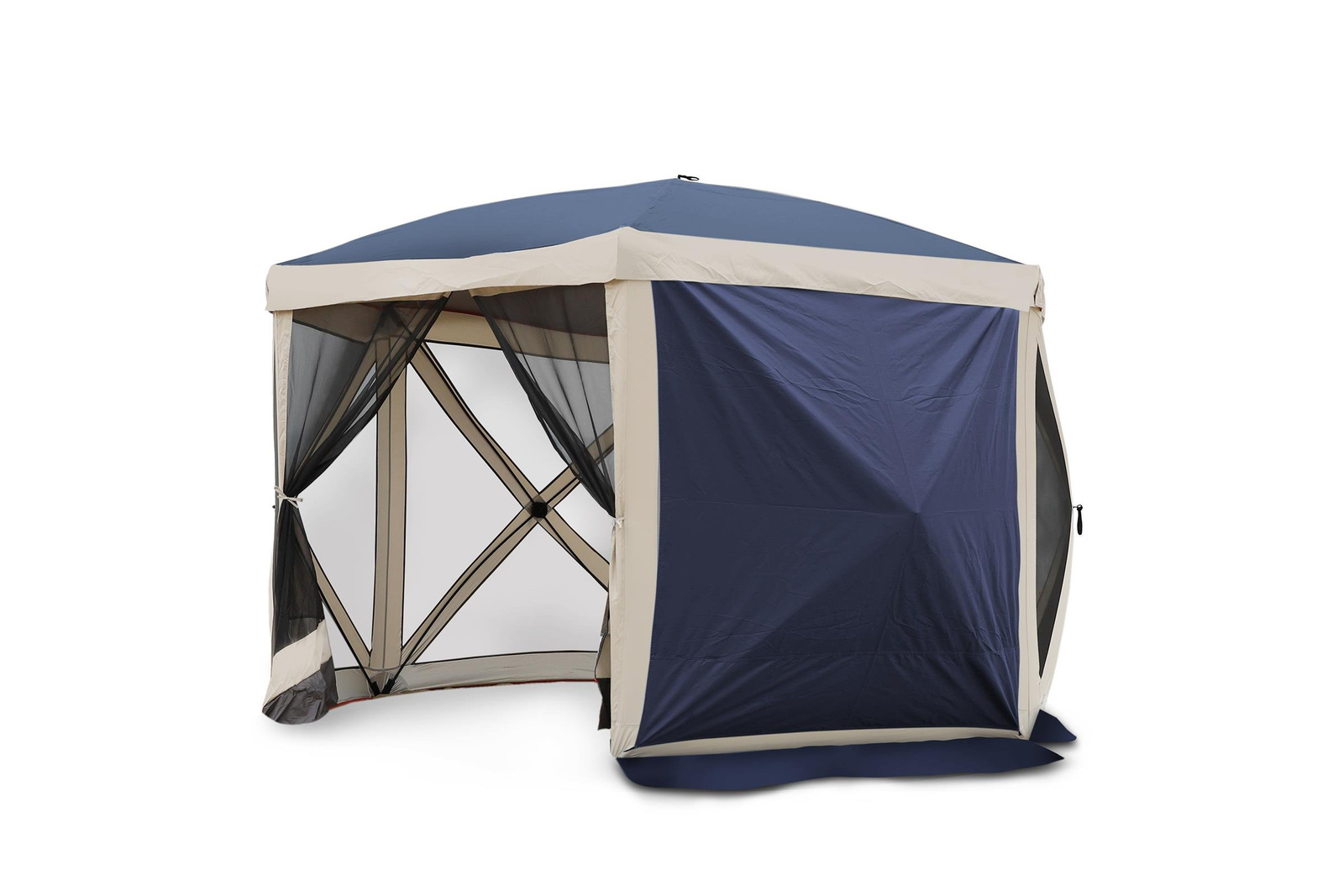Gartenzelt Pavillon Moskitonetz All Camp Pop-up Blau L APL-T5006