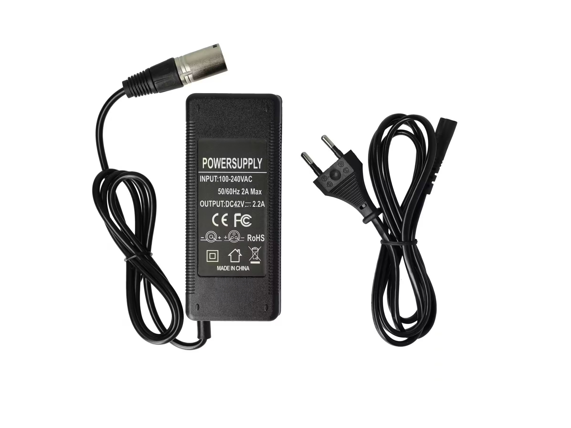 Ładowarka 36V 2,2A 3-pin do akumulatorów rowerów Prophete Kreidler Zündapp Curtis