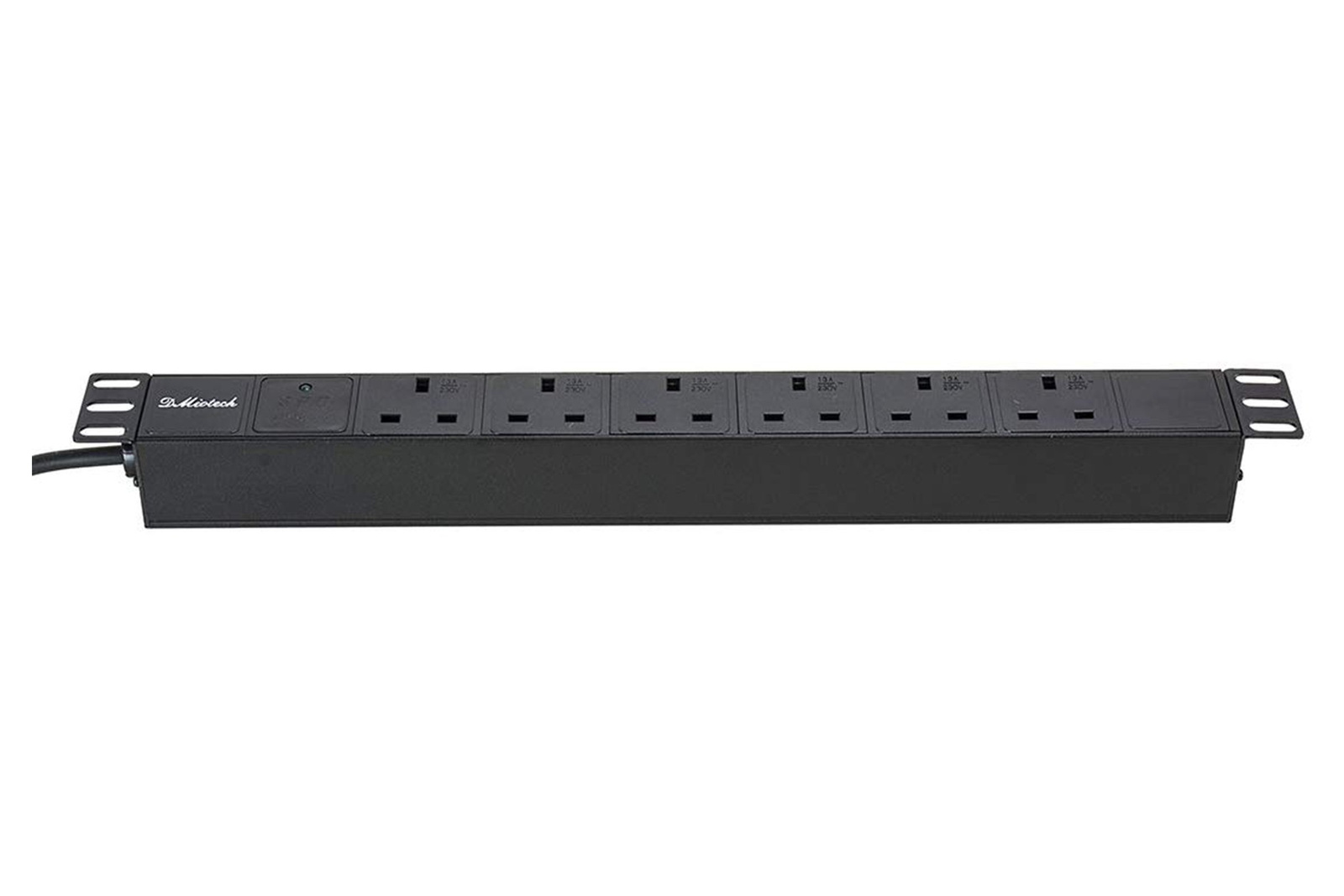 DMiotech 6-Port UK Rack-Mount Power Strip PDU 13A