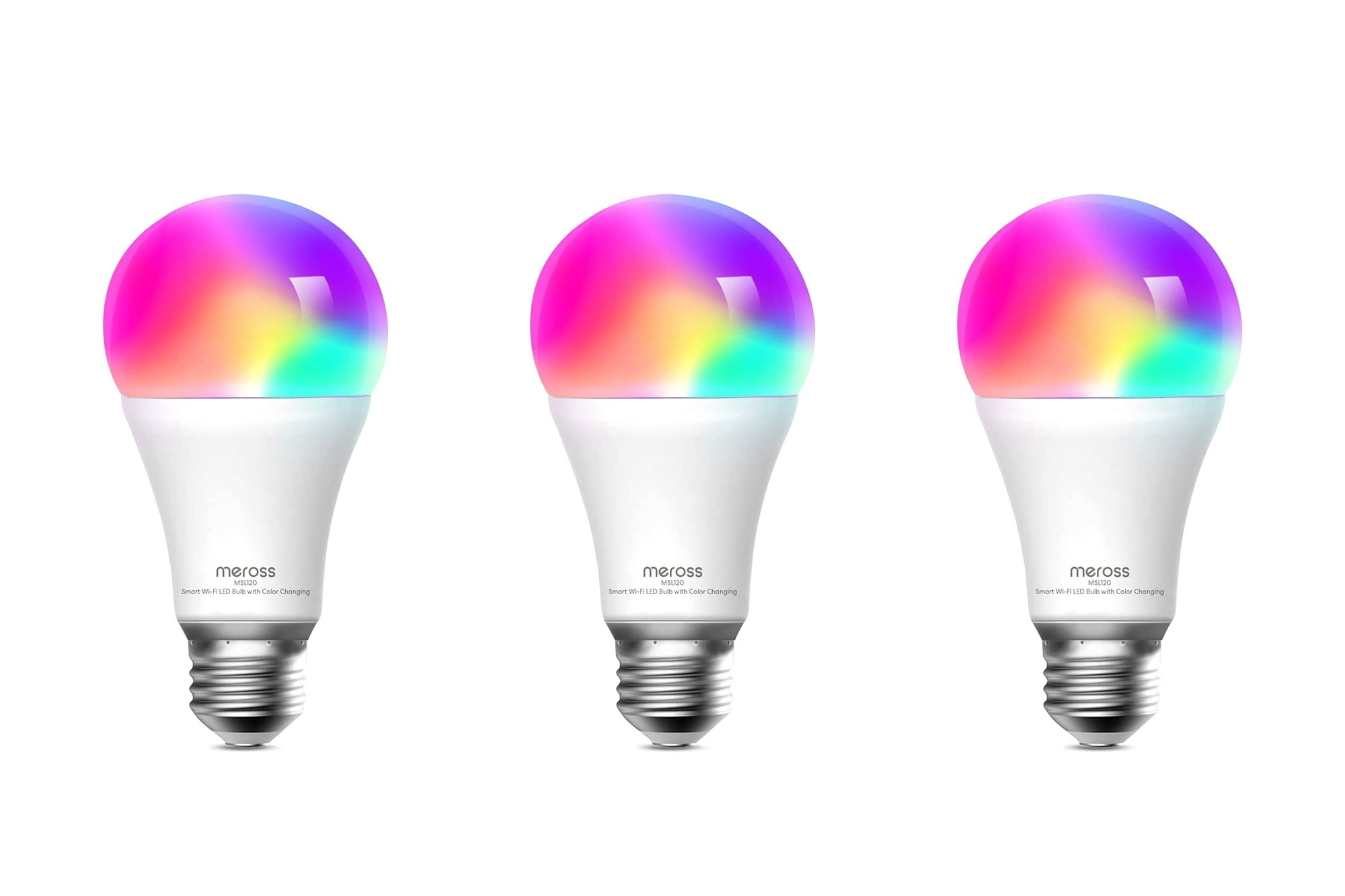 Meross Smart WI-FI LED Color Bulb E27 9W 3 pcs.