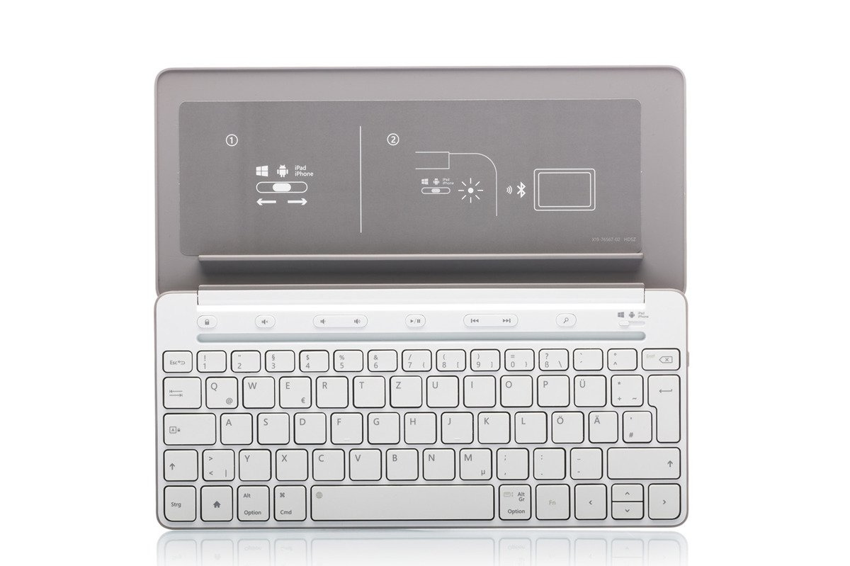 Keyboard Microsoft Universal Mobile (German) P2Z-00036 Grey QWERTZ