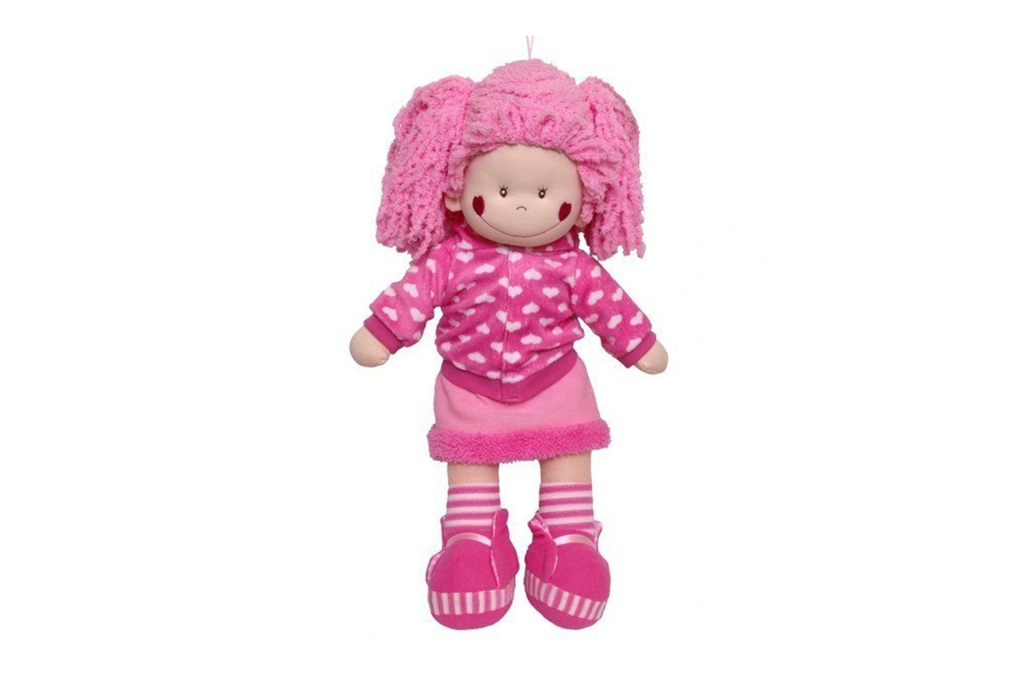 Lalka szmaciana Nicola 35 cm – miękka, kolorowa przytulanka Beppe