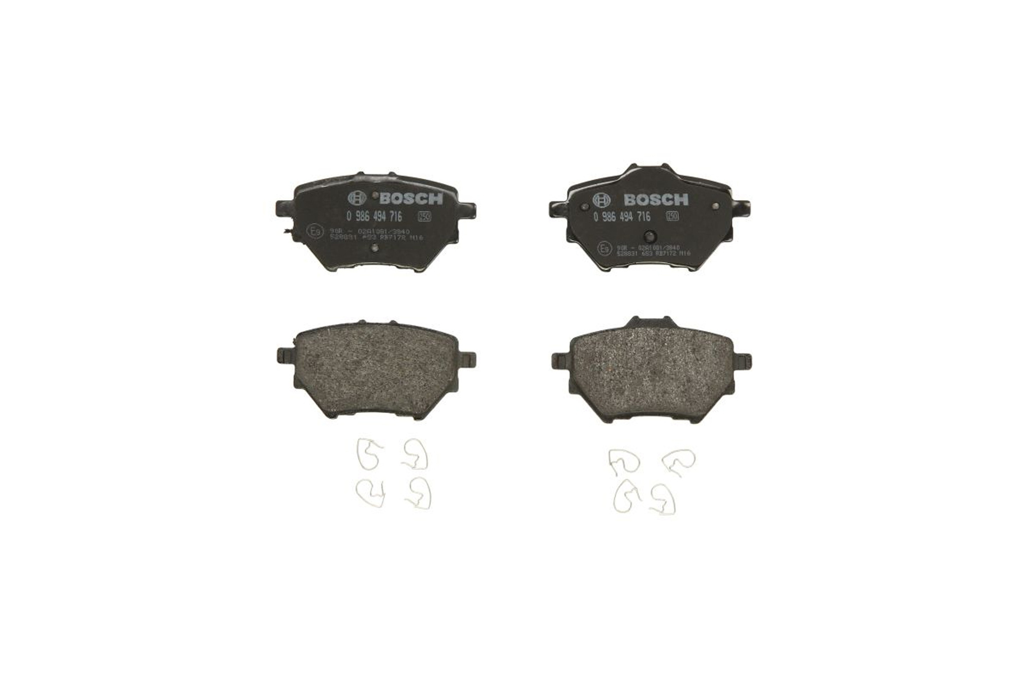 Bosch brake pad set 0 986 494 716
