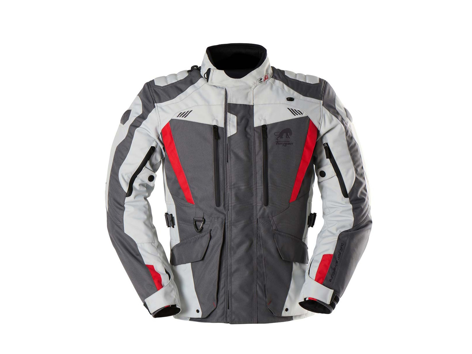 Furygan Apalaches Evo JACKET Kurtka motocyklowa Szary Pearl Czerwony r.M