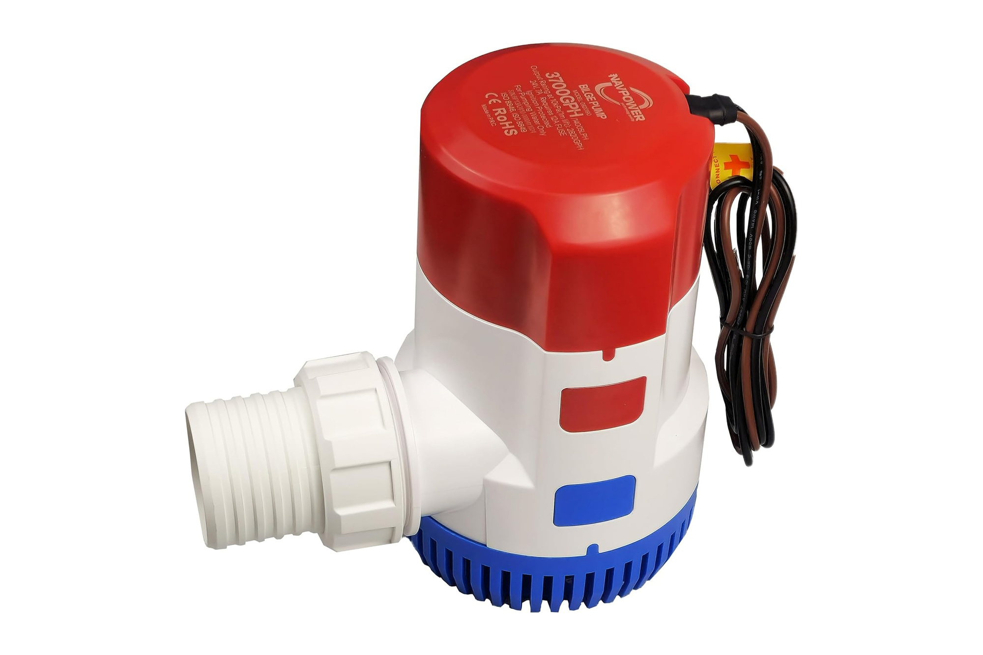 Wysokowydajna pompa zęzowa NAVPOWER 24V 3700 GPH (14000 l/h)