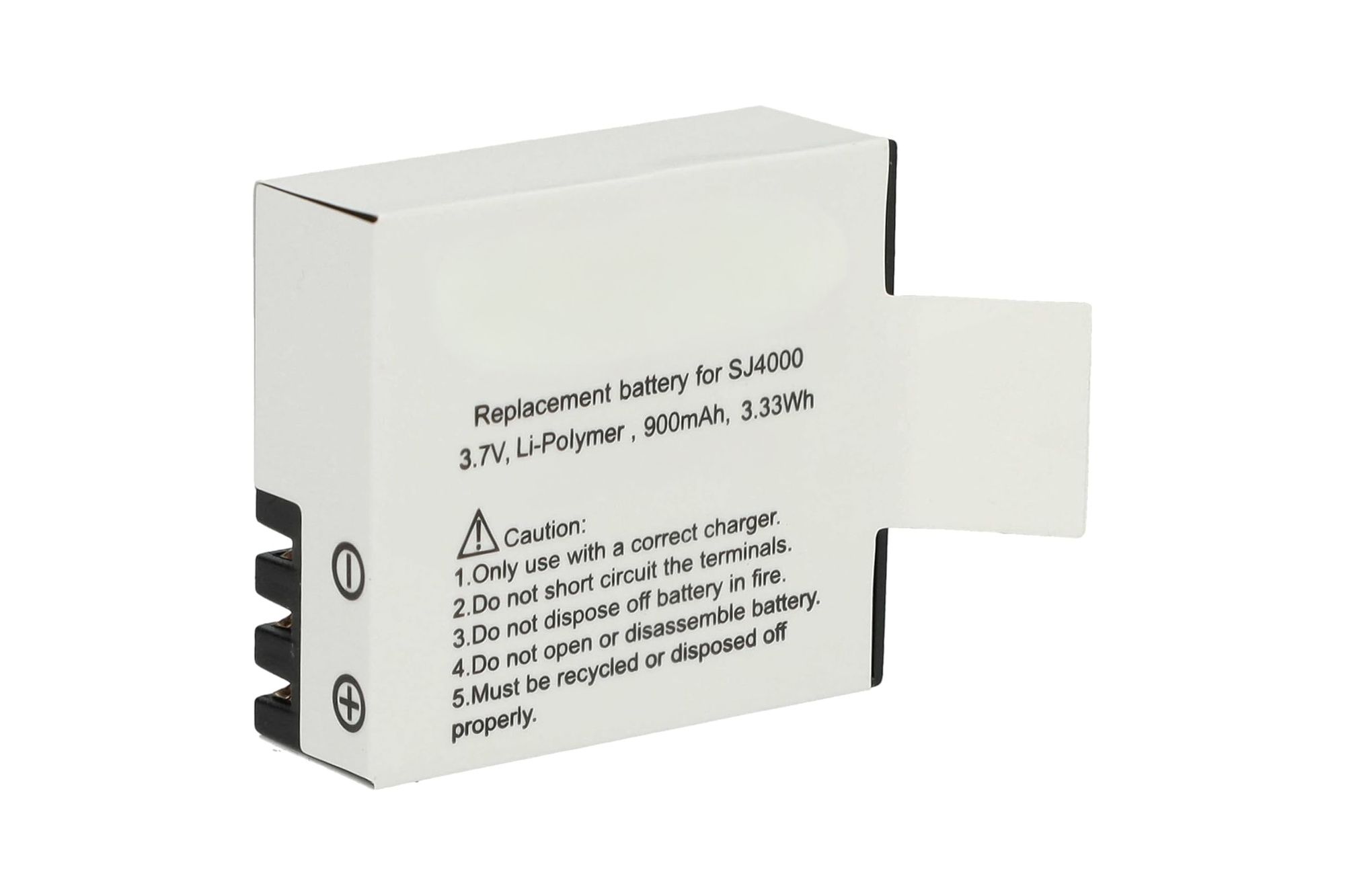 Battery for SJCAM SJ4000 DX 288812 Sports Camera 900mAh Li-Ion