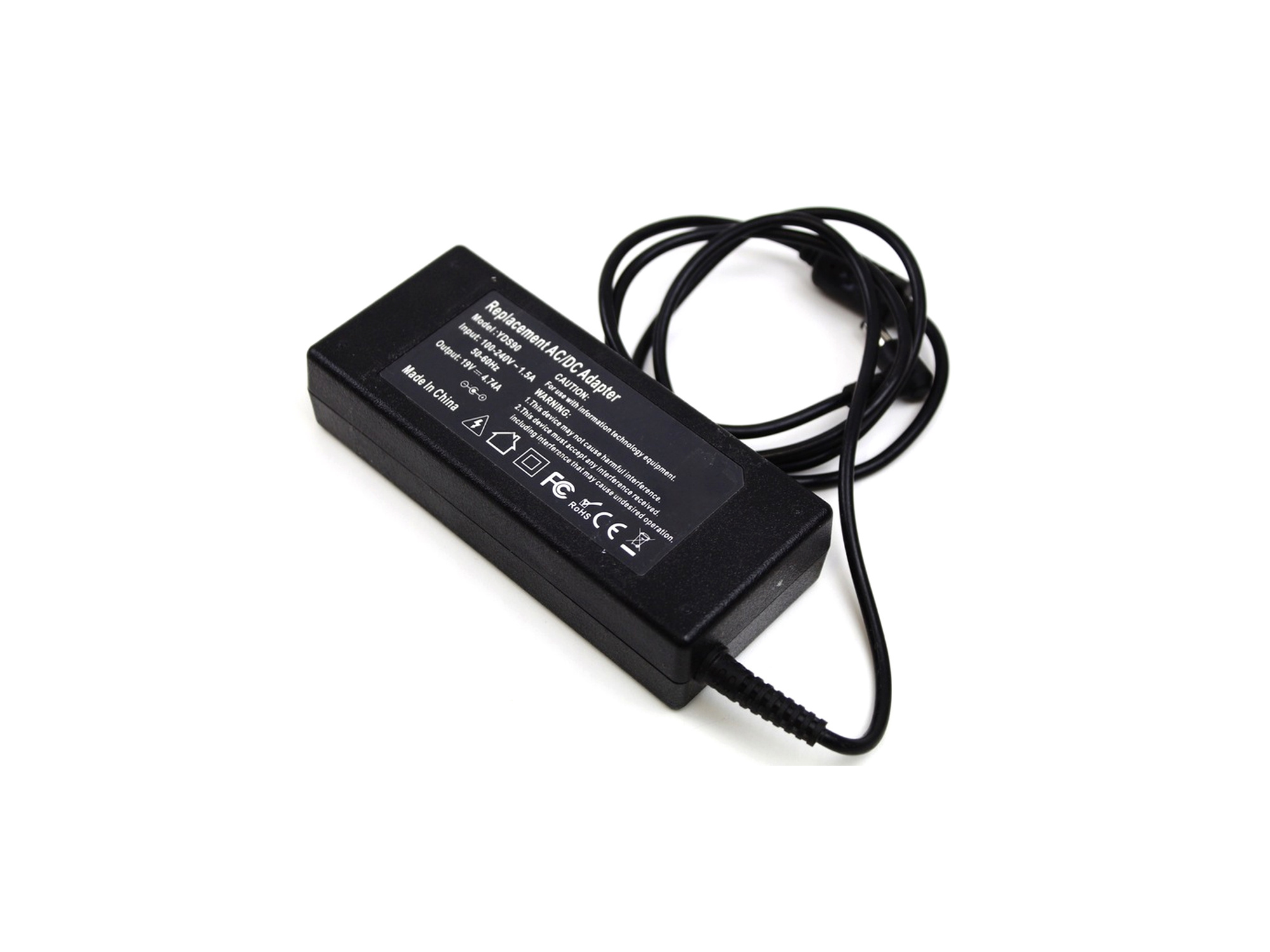 Universelles Netzteil 90 W 19 V 4,74 A Stecker 5,5 x 2,1 mm