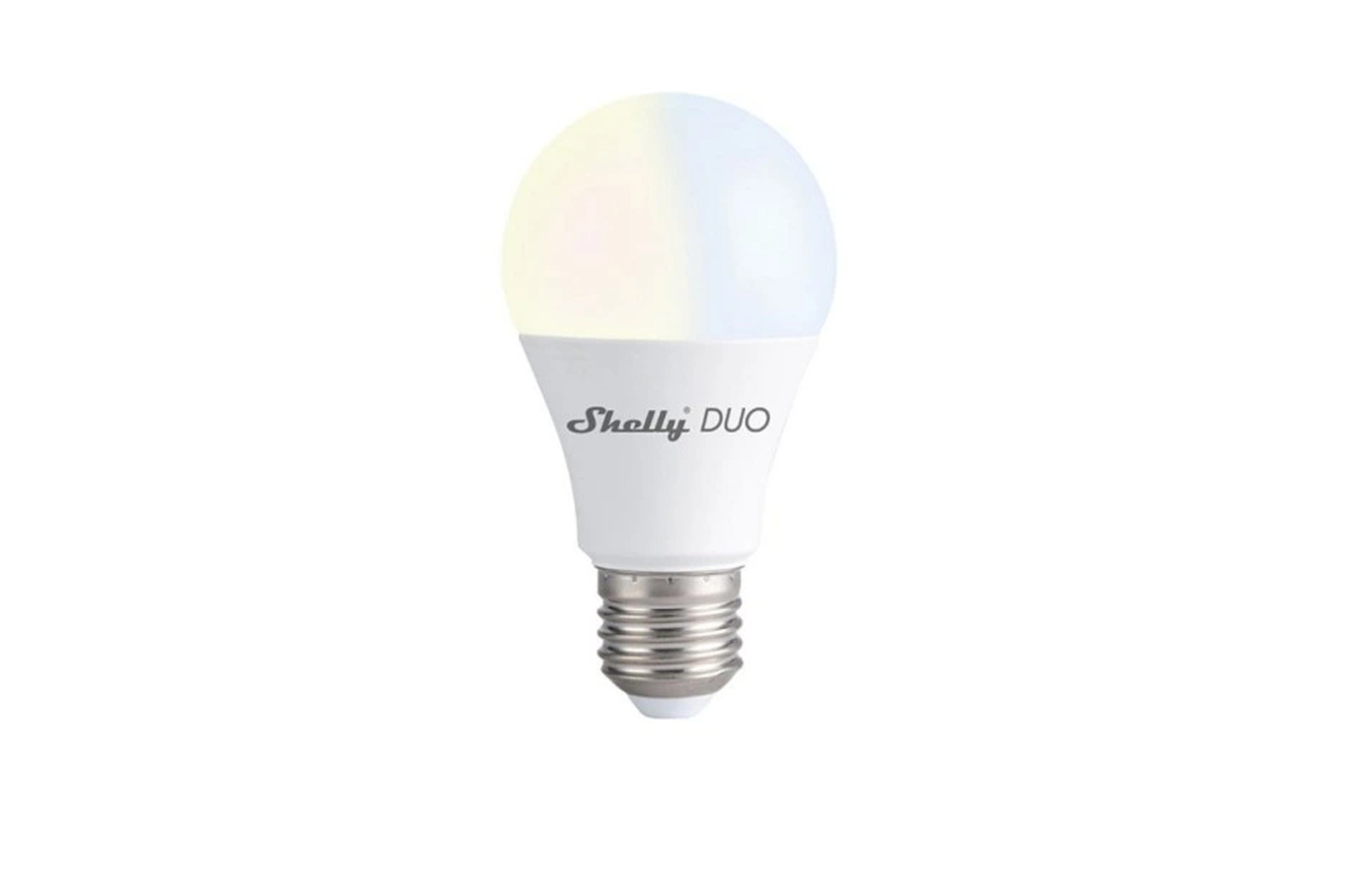 Shelly Duo (E27) – Warmweiß/Kaltweiß – Dimmbare LED-Lampe mit WLAN