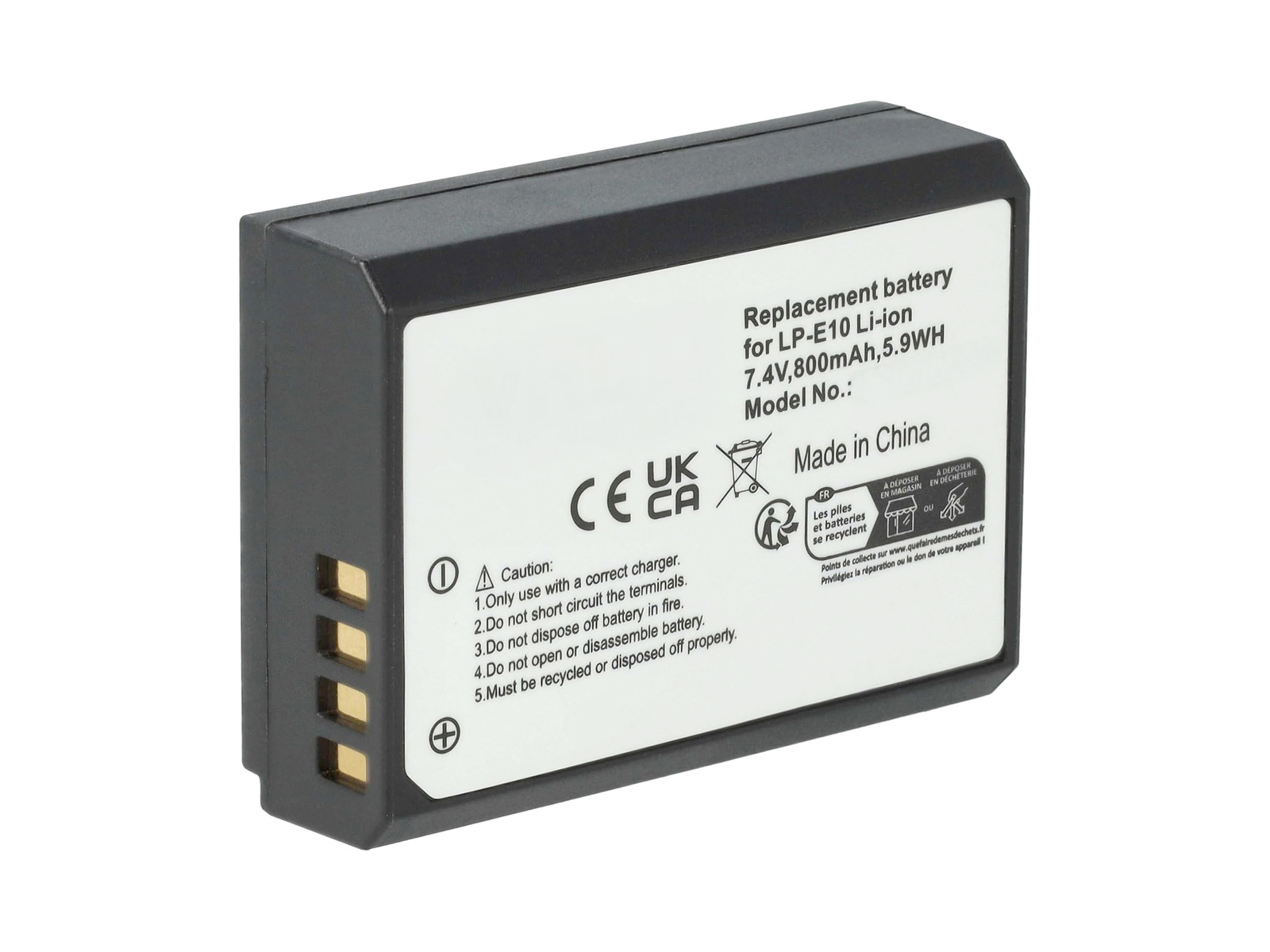 Wiederaufladbarer Akku LP-E10 für Canon EOS 1300D, 1200D, 2000D