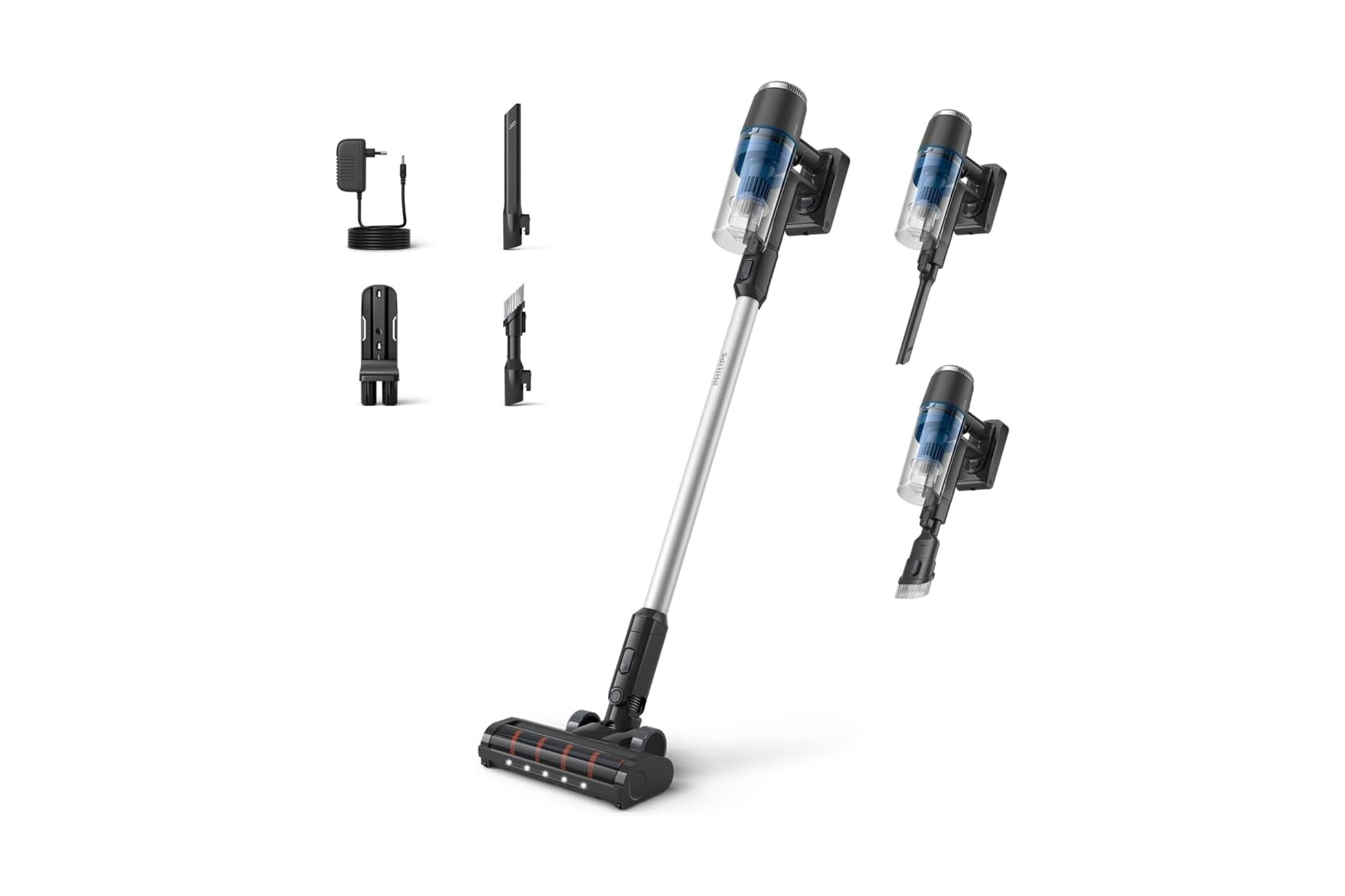 Philips Series 3000 Cordless Vacuum XC3032/01 PowerCyclone 8 LED 60min