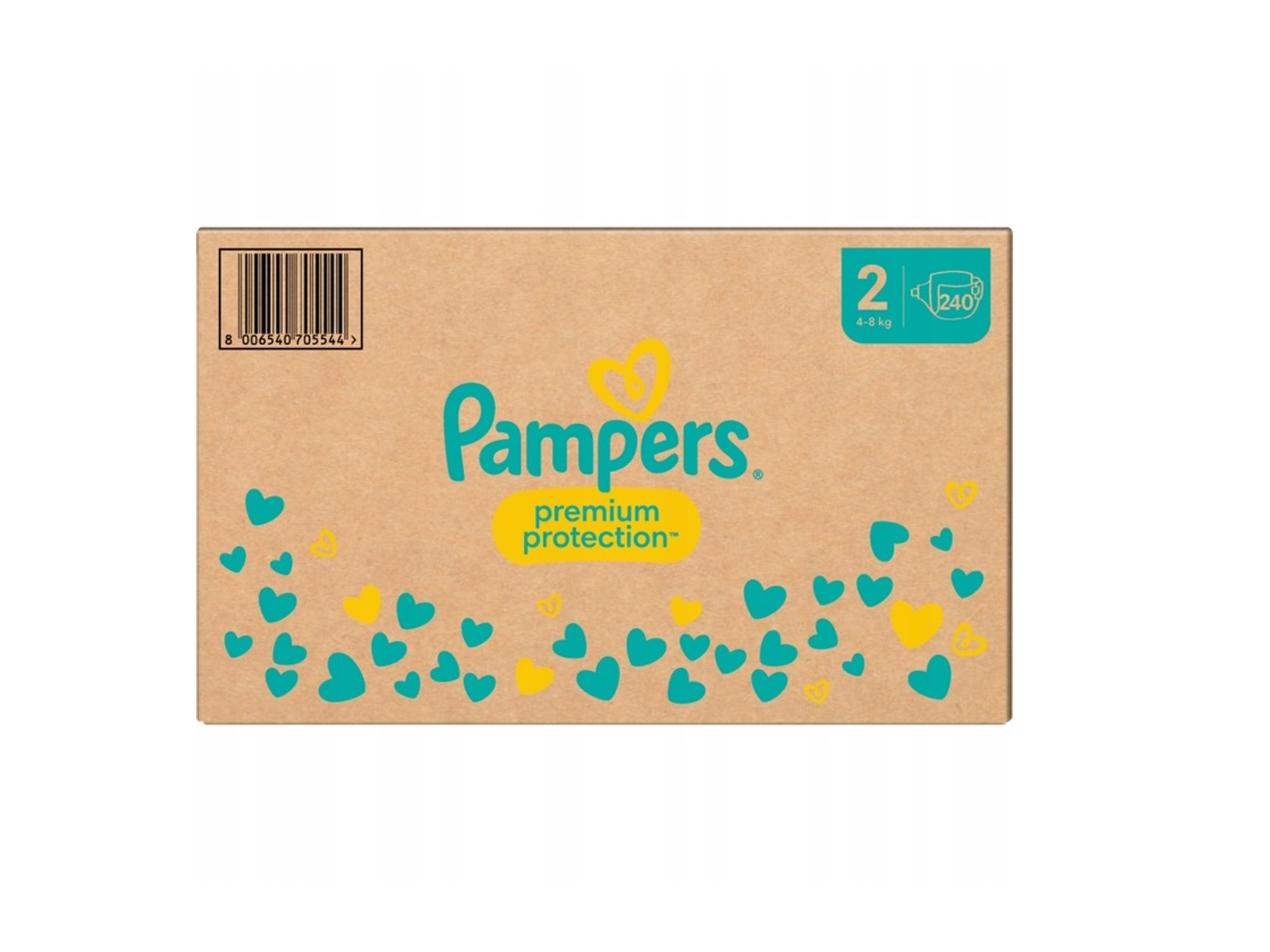 Pampers Premium Protection Pieluszki r. 2 (4-8kg) 240 szt.