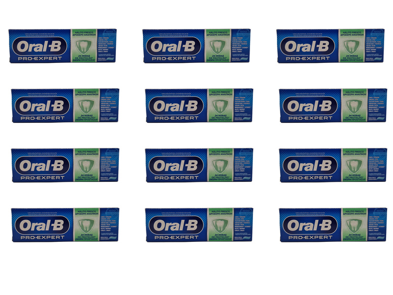 Oral-B Pro Expert Fresh Breath Toothpaste 12x75 ml Fresh breath