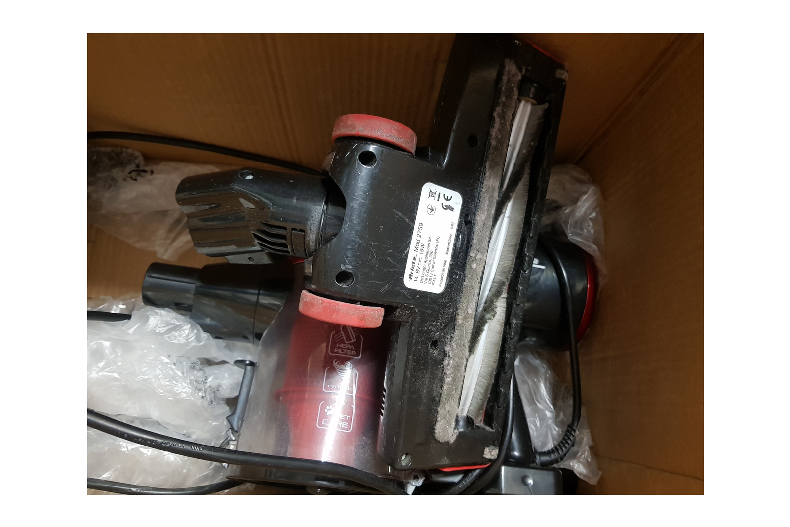 Odkurzacz pionowy Ariete 2759/10 Handy Force RBT