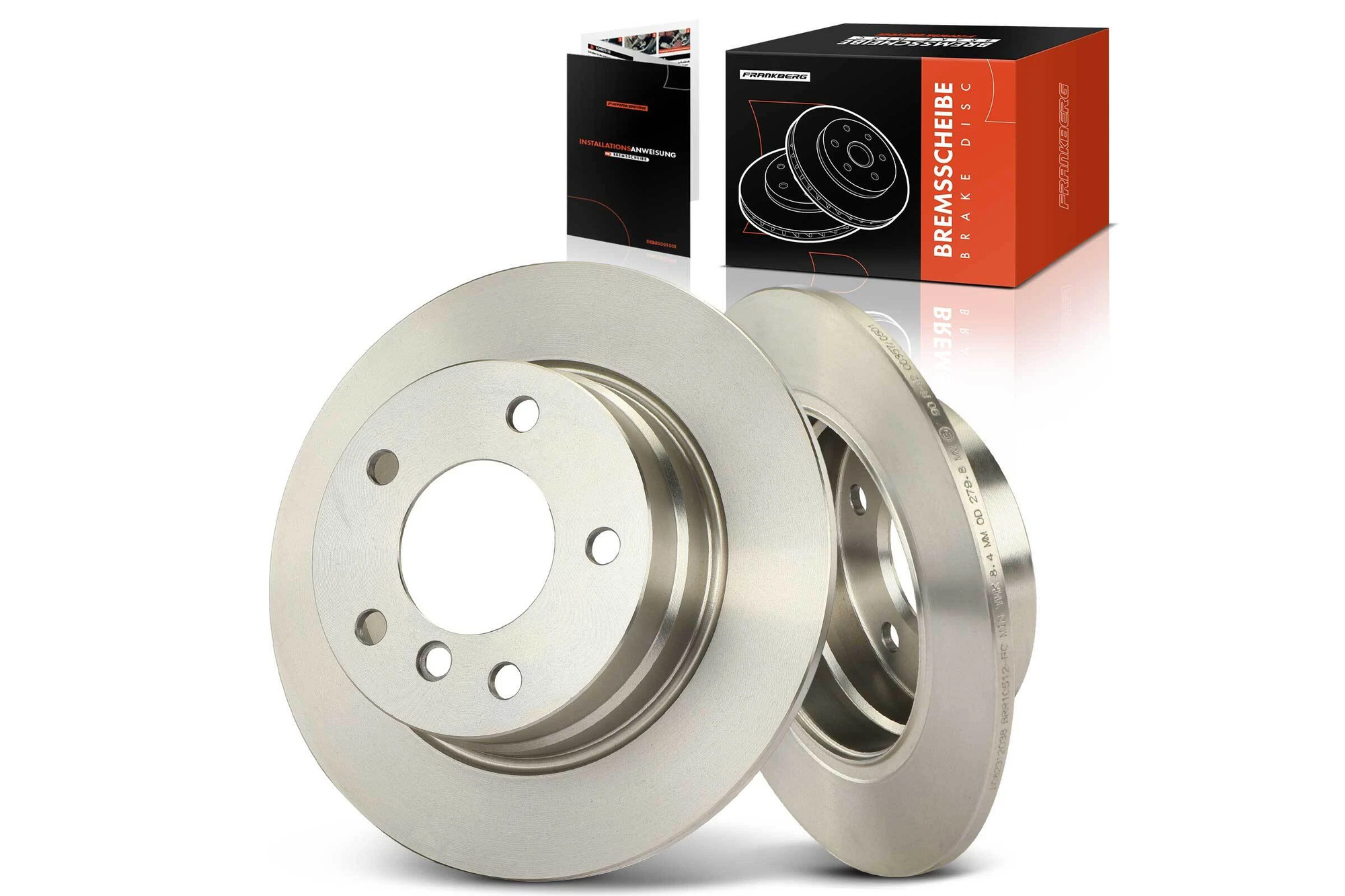 Bremsscheiben Satz Hinten Voll BMW 1er E81 E87 280mm