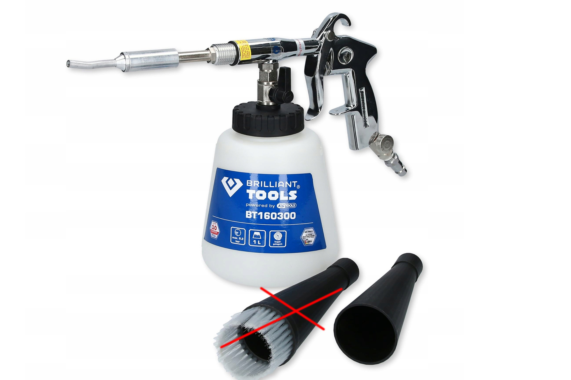 Brilliant Tools BT160300 pneumatische Reinigungspistole 9,20 bar
