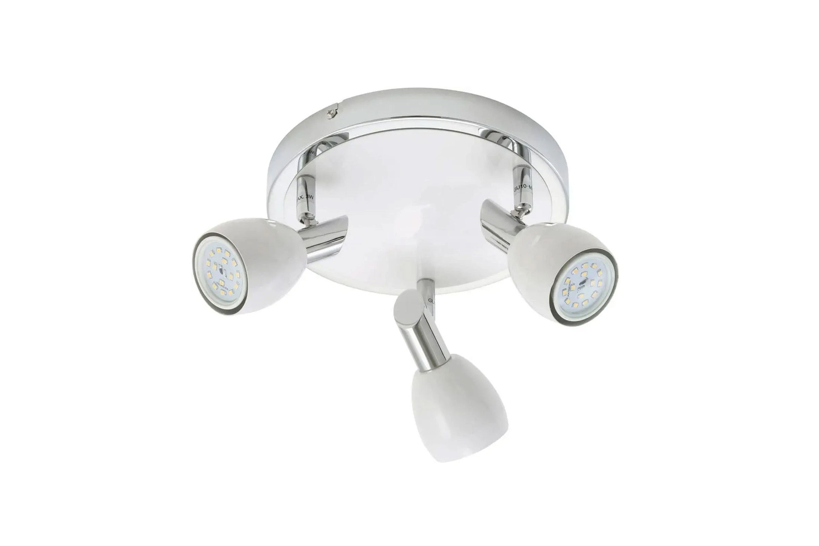 Briloner Leuchten 3408-036 LED Spotlight Ceiling GU10 Chrome White