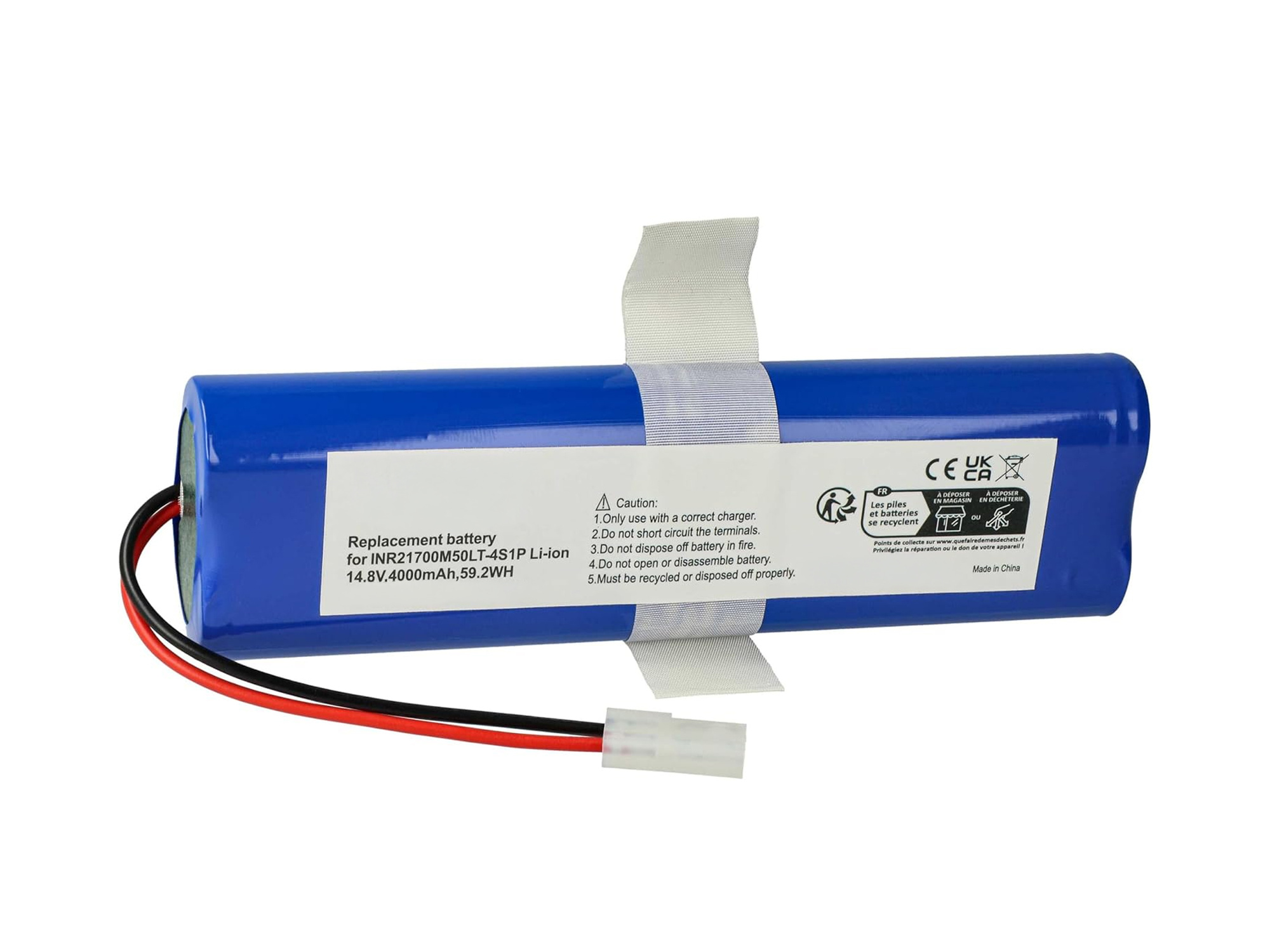 INR21700M50LT-4S1P 4000mAh Battery for 360 Botslab S8 Plus QH100005