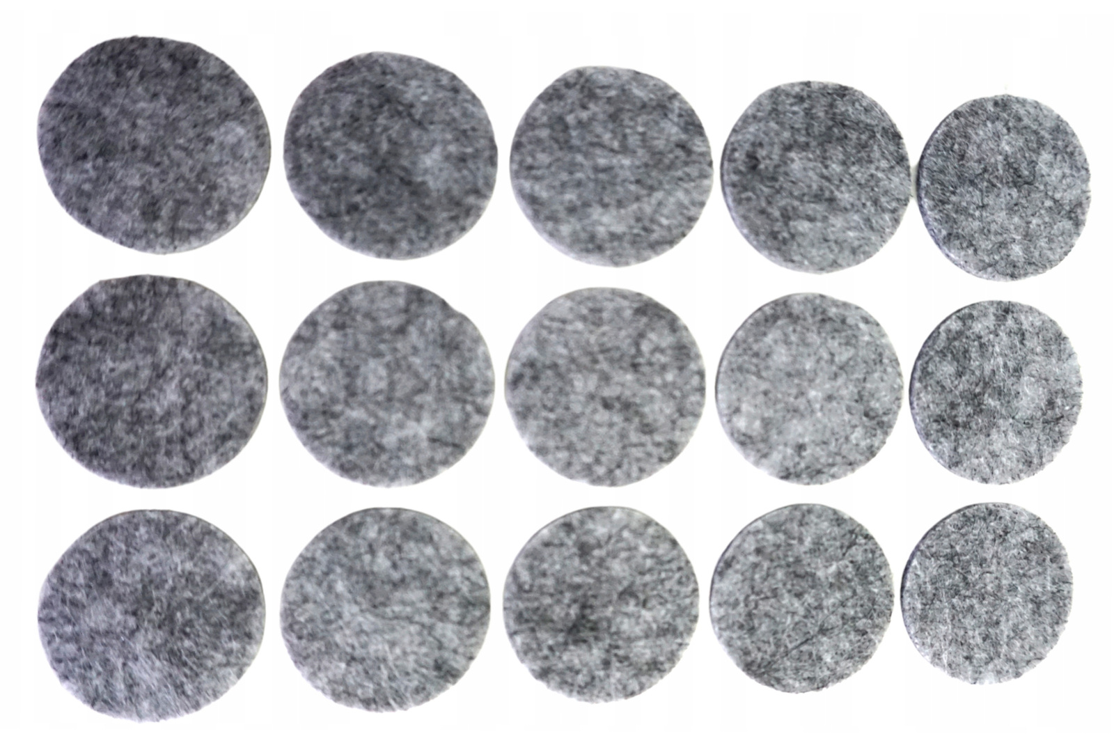 Felt pads 30 mm diameter, self-adhesive, gray, 2000 pcs. FP ‑SF30