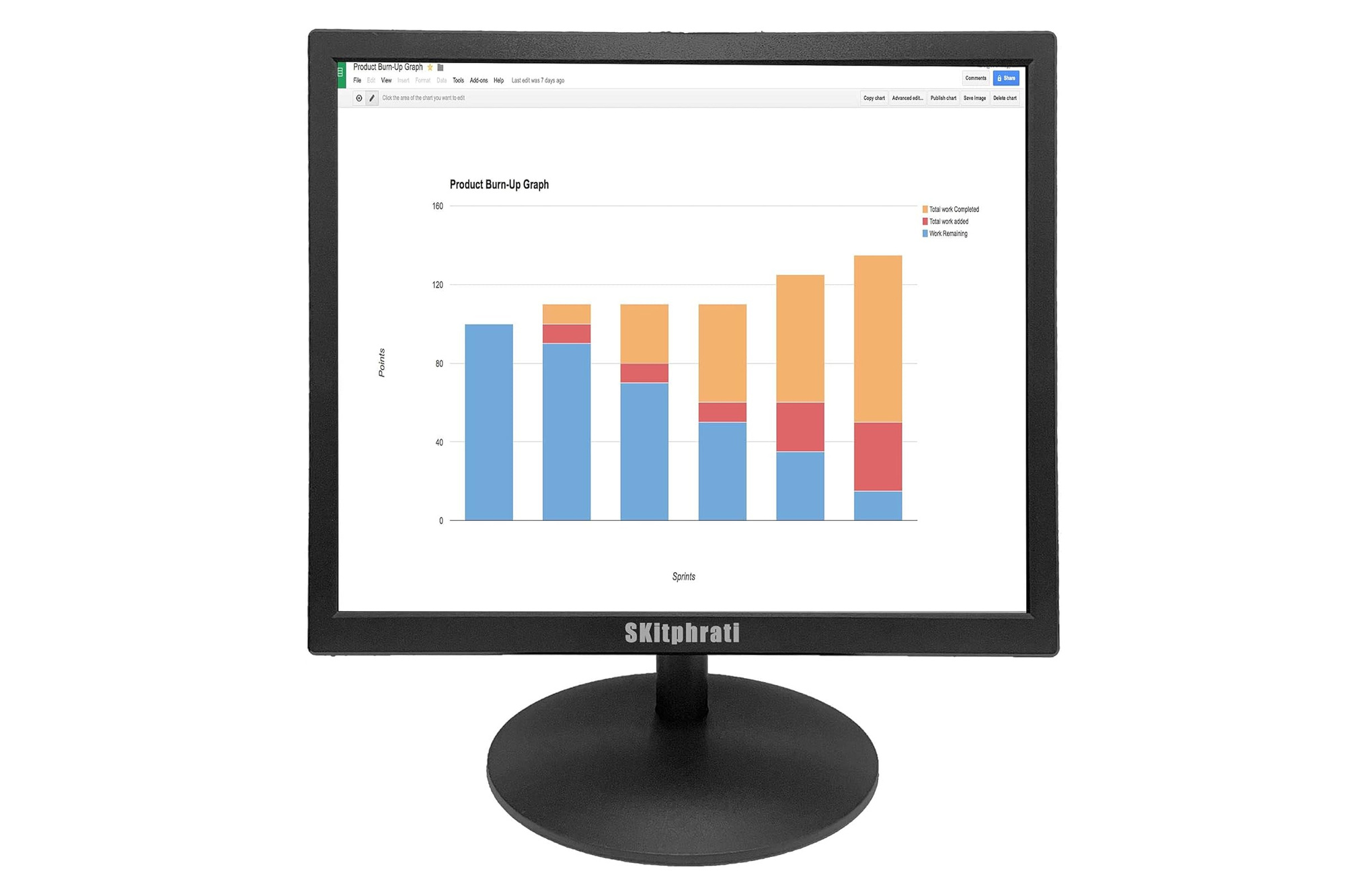 SKitphrati Monitor 17" LED 1280x1024 60Hz HDMI VGA 4:3 VESA