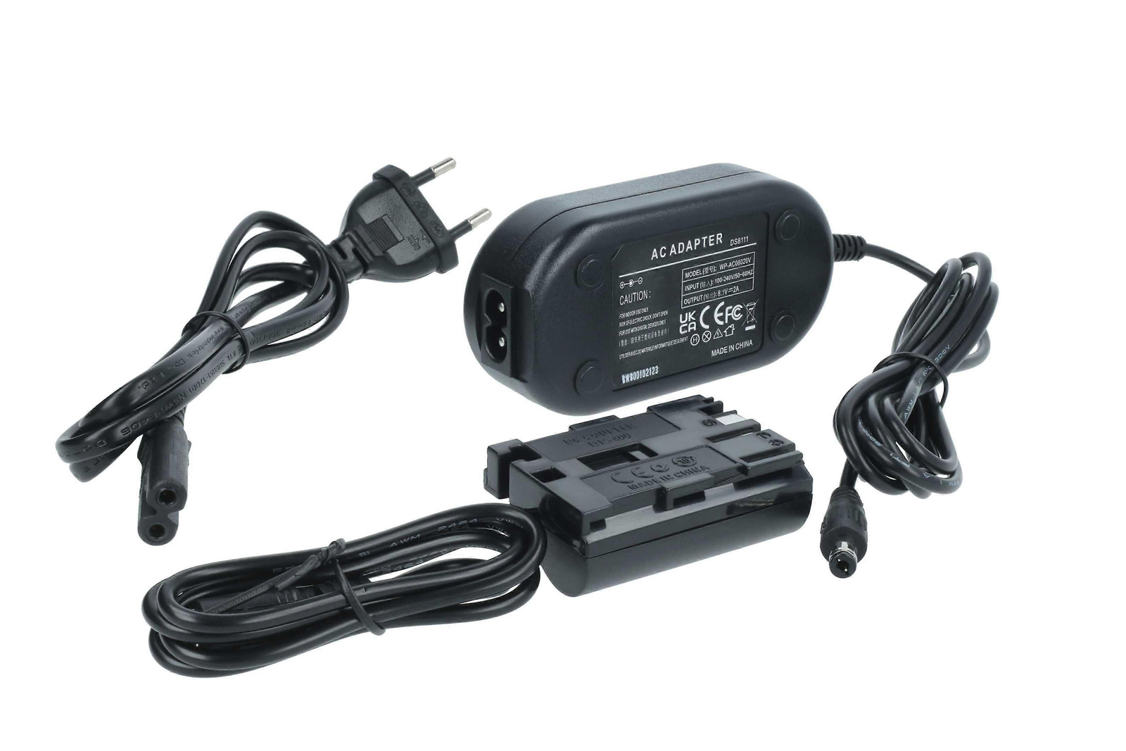 AC Power Adapter for Canon EOS 5D 20D 30D 40D 50D 300D ACK-E2