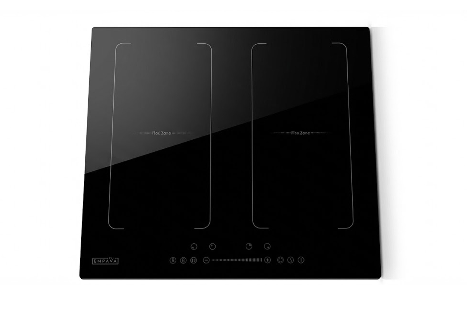 Empava Induction Cooktop 4 Burners 7000W Bridge Slider Timer