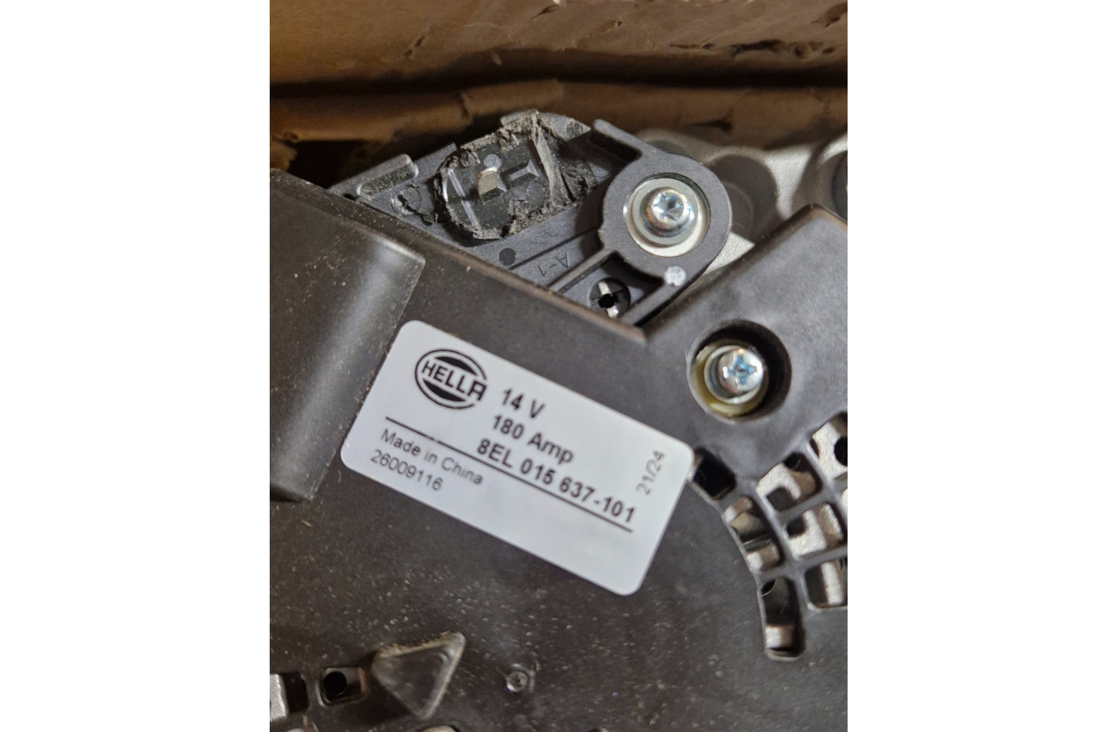 Alternator Hella 8EL 015 637-101