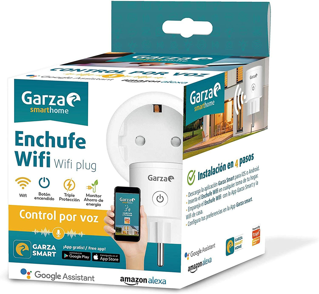 Smart socket, WiFi Garza 16A smart plug