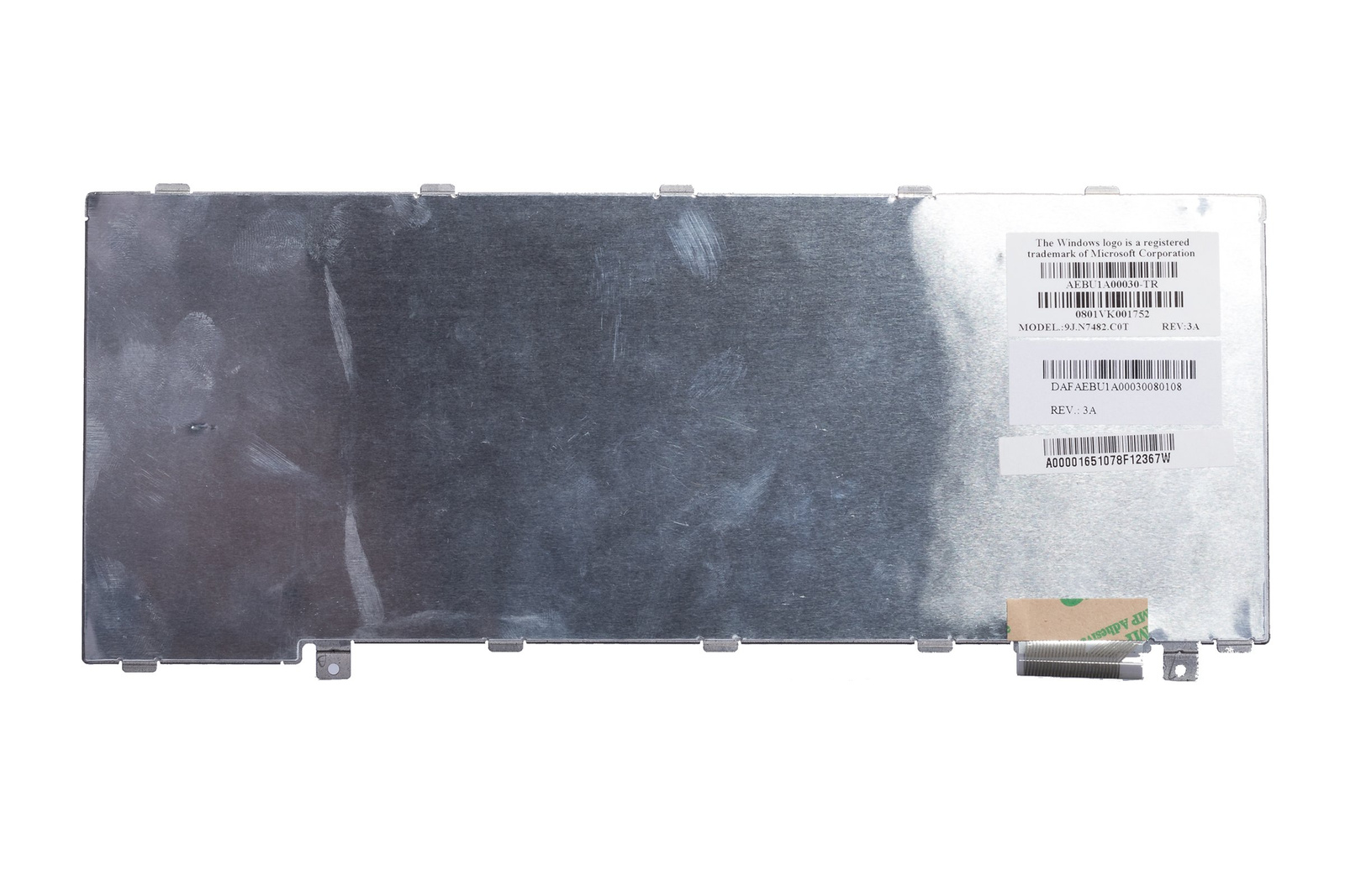 Laptop-Tastatur Toshiba 9J.N7482.C0T (Türkisch)
