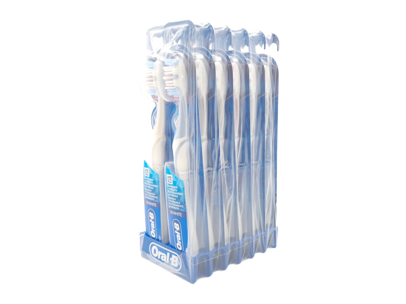 12 Stück Zahnbürste Oral-B 3DWhite Brillance aufhellend (Medium)