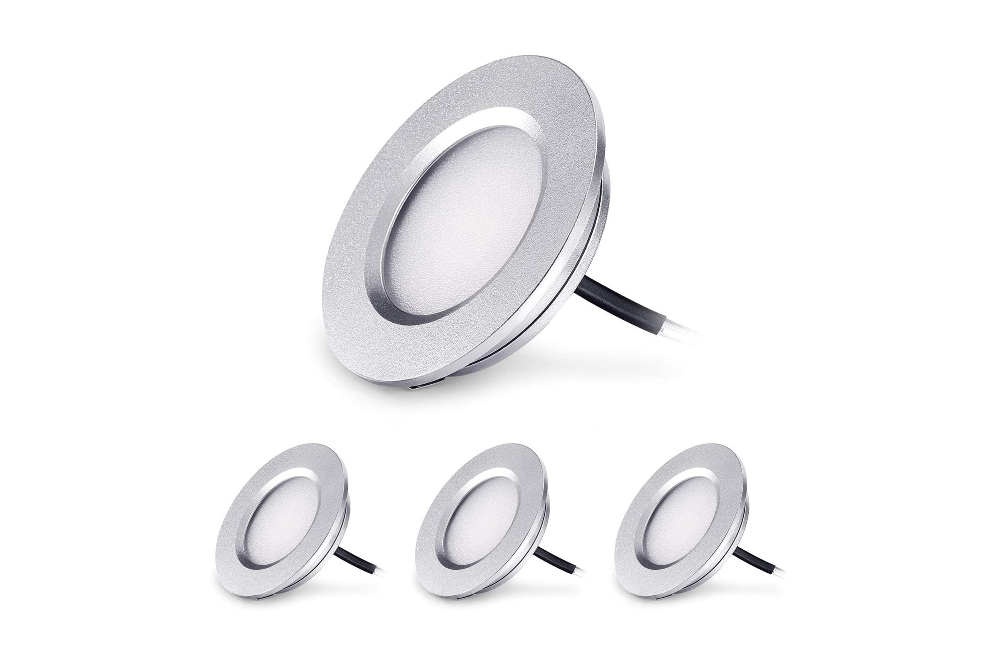 4x Recessed dimmable 3W LED lights