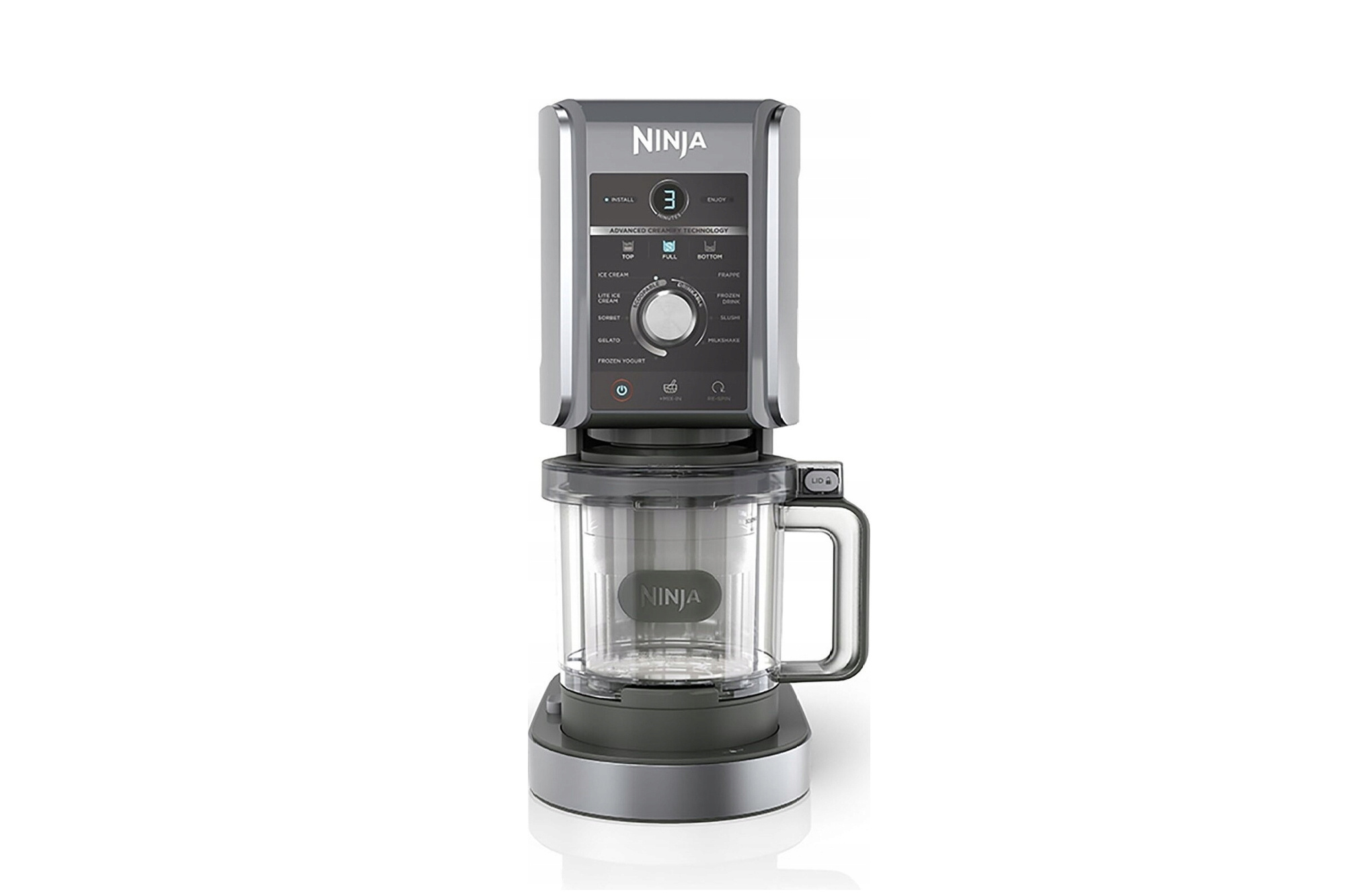 Lodziarka Ninja CREAMi NC502EU Deluxe 10 programów 2 smaki srebrna