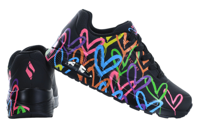 Buty damskie Skechers UNO HIGHLIGHT 177981-BKMT