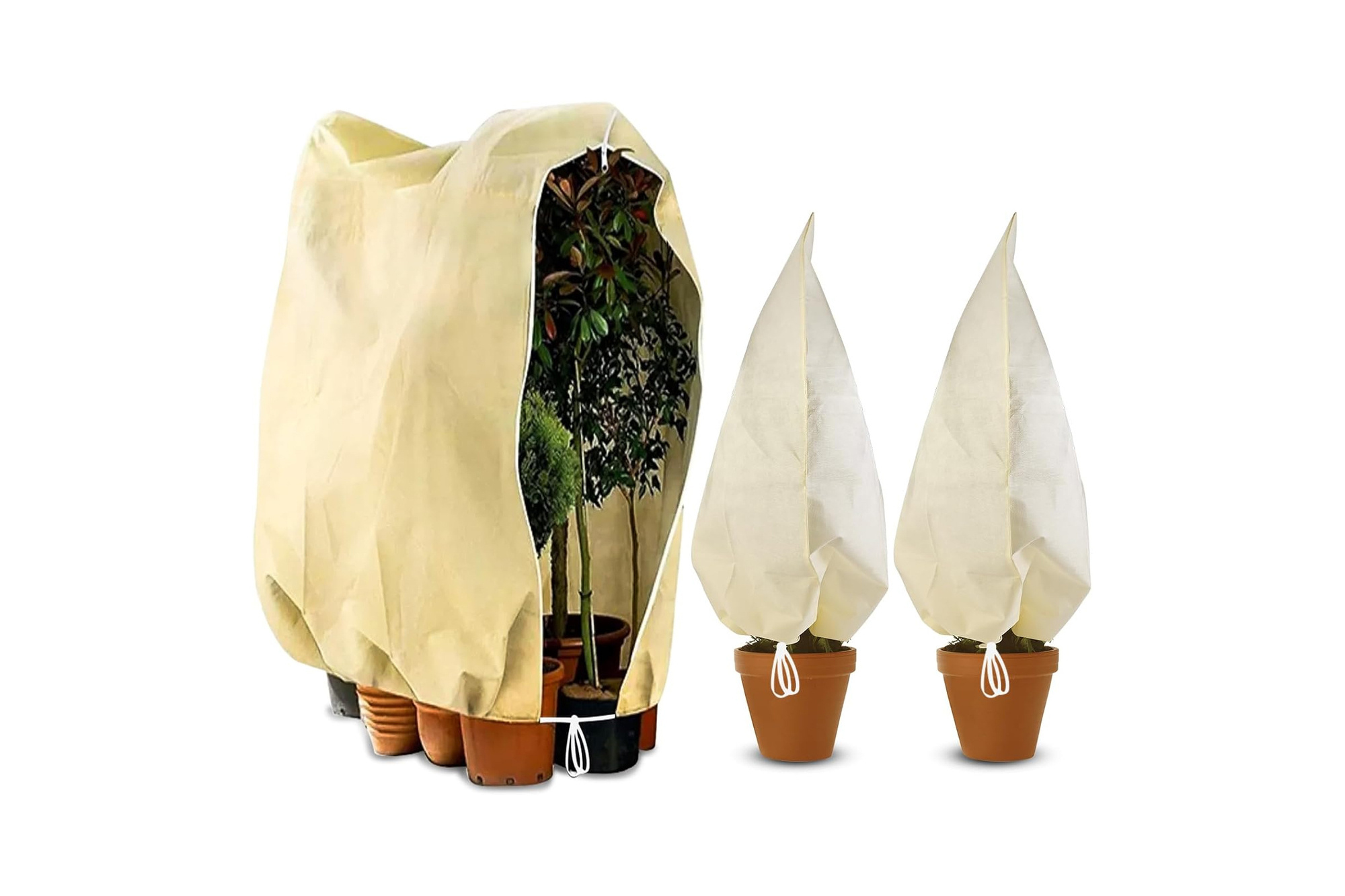 3 pcs. Potted plant bag with frost protection