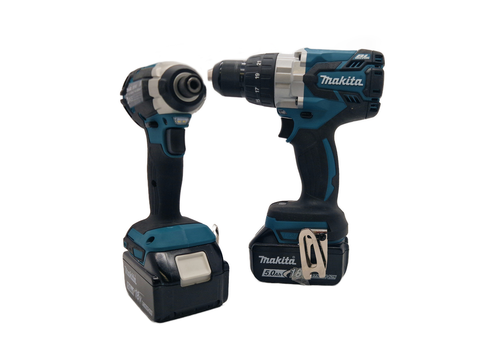 Makita Combo DHP481 + DTD153 2x 5.0Ah Aku Zestaw Narzędzi 18V