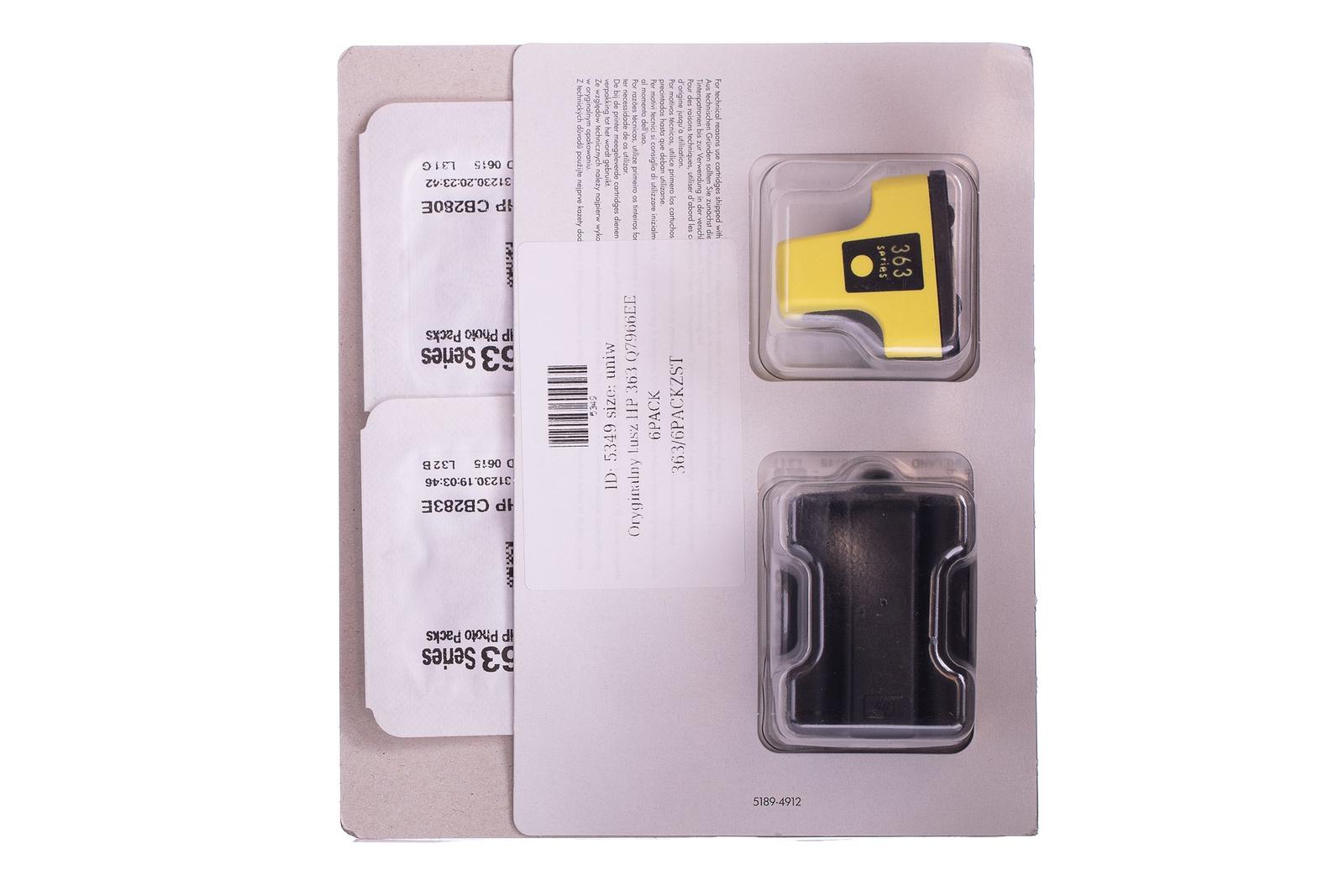 Original Tintenpatronen HP 363 Q7966EE 6PACK