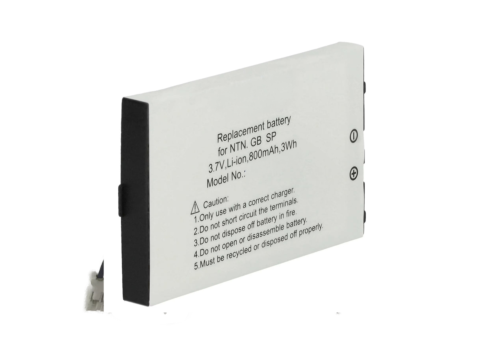 Battery for Nintendo Game Boy Advance SP console replacement BT-M12