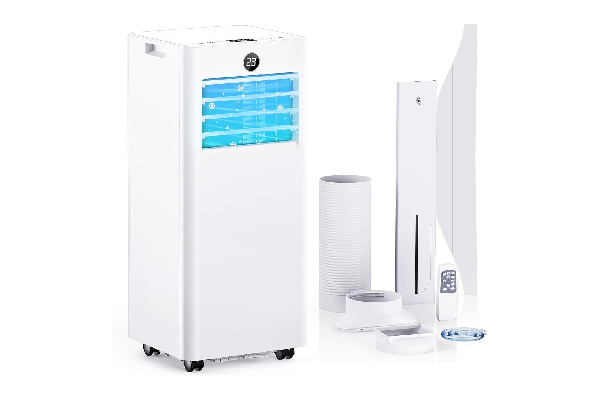 Nelgolle Mobile Klimaanlage 7000 BTU 4-in-1 Fernbedienung Timer