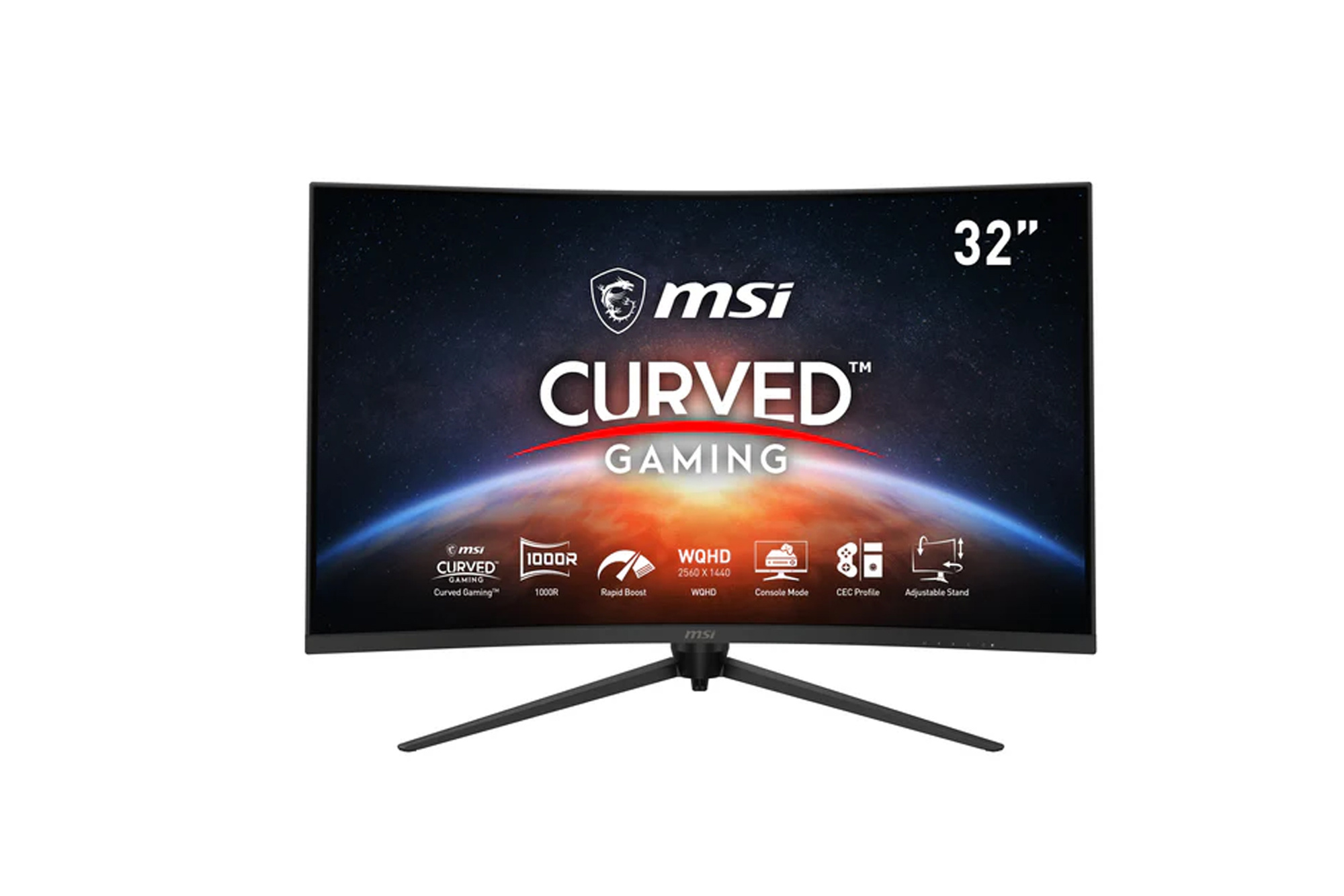 MSI Optix G321CQP 32" Curved Gaming 165Hz VA WQHD FreeSync 1ms MPRT