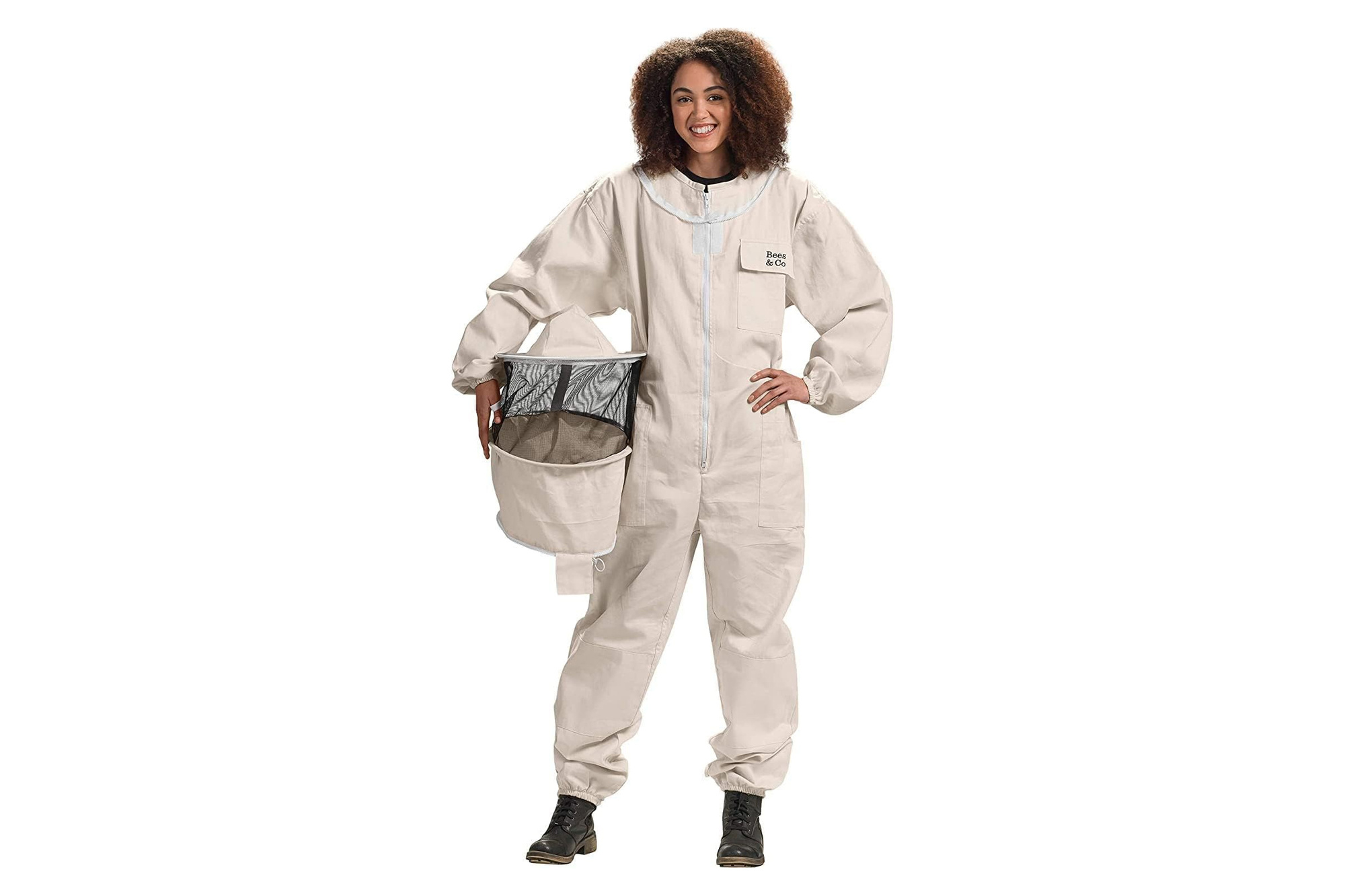 Bees & Co Baumwoll-Imkeranzug 3XL Rundschleier