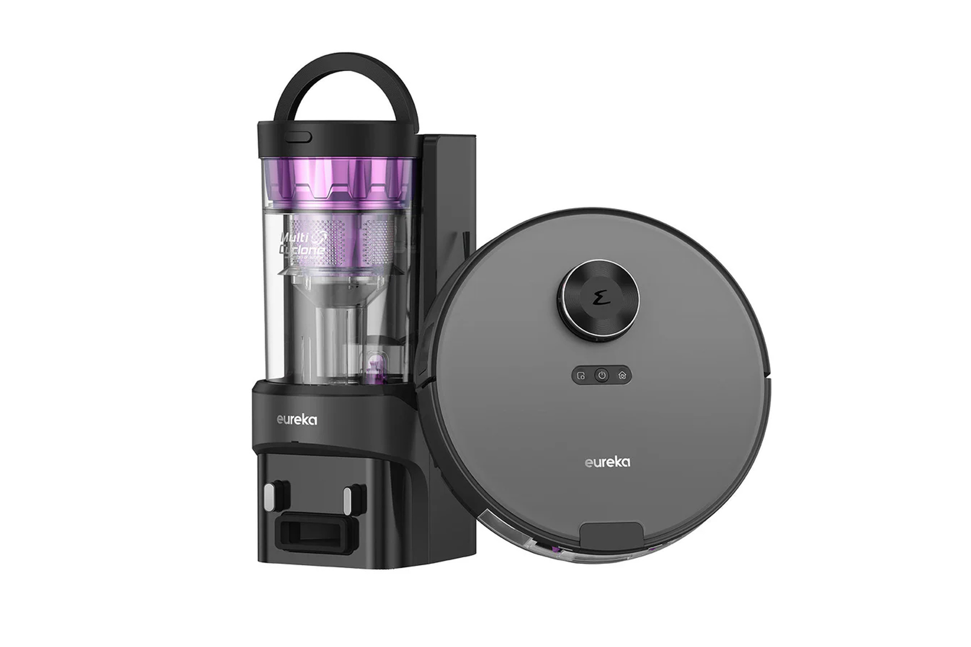 Eureka E20 Plus Saugroboter Beutellose Station 8000Pa 3D KI