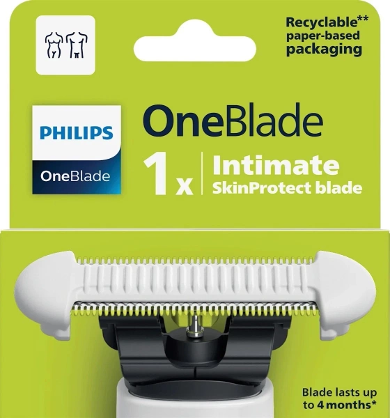 Ostrze Philips OneBlade SkinProtect Intimate do golenia QP25xx–QP28xx