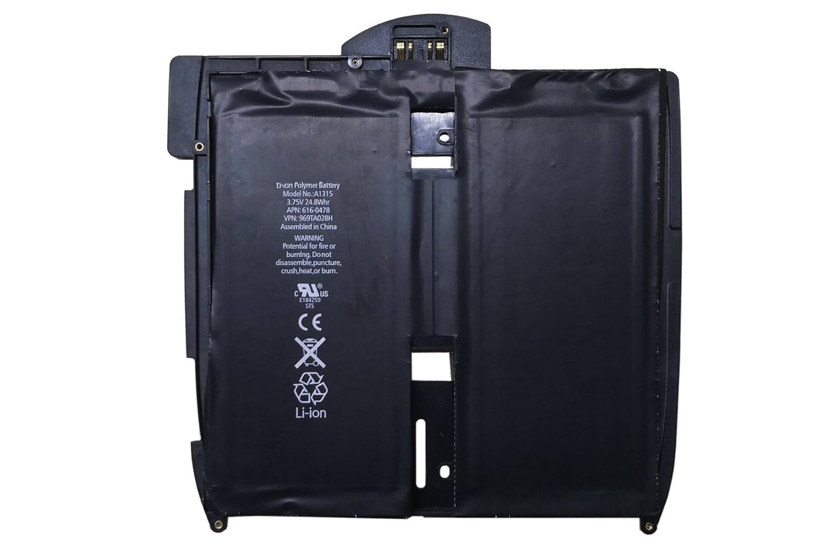 Battery Rechargeable Li-Poly 5400mAh 3.7V For Apple iPad A1315 A1337 A1219