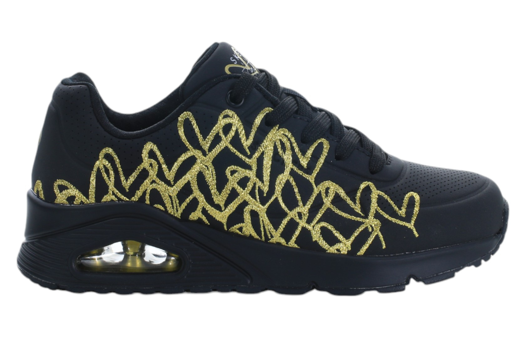 Buty damskie Skechers UNO - GOLDEN 177975-BKGD